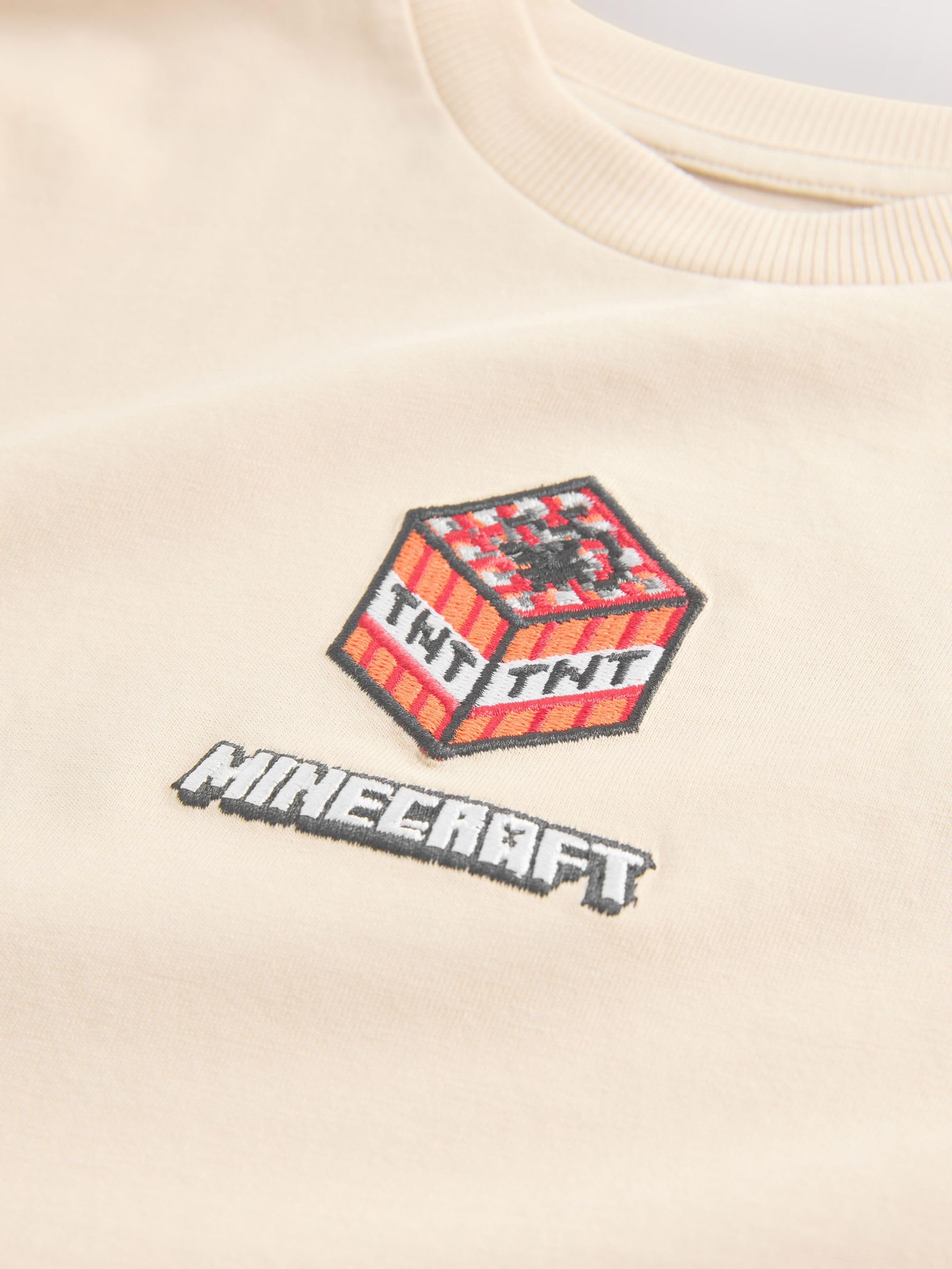 Next t-shirt Minecraft bambino 128 confezione da 2