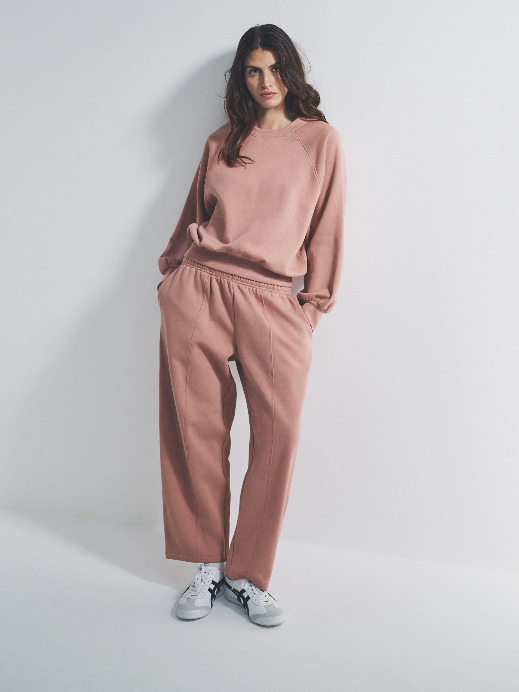 The Set completo felpa oversize maniche raglan donna