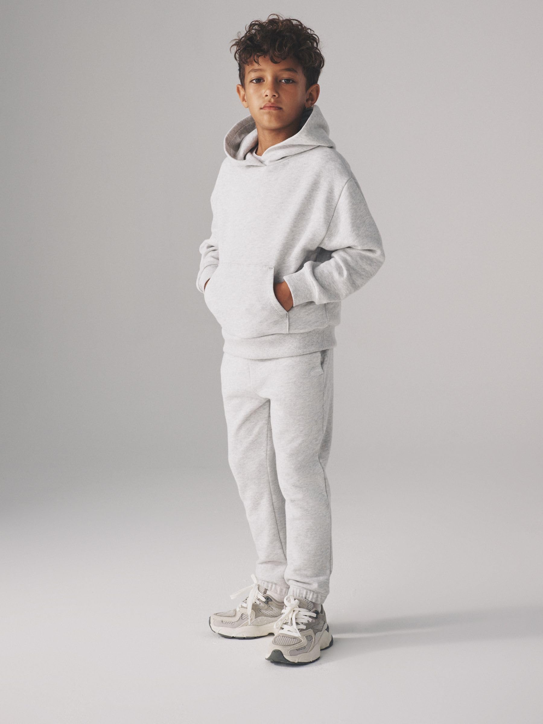 Geo Next The Set tuta bambino 2 pezzi grigia con cappuccio