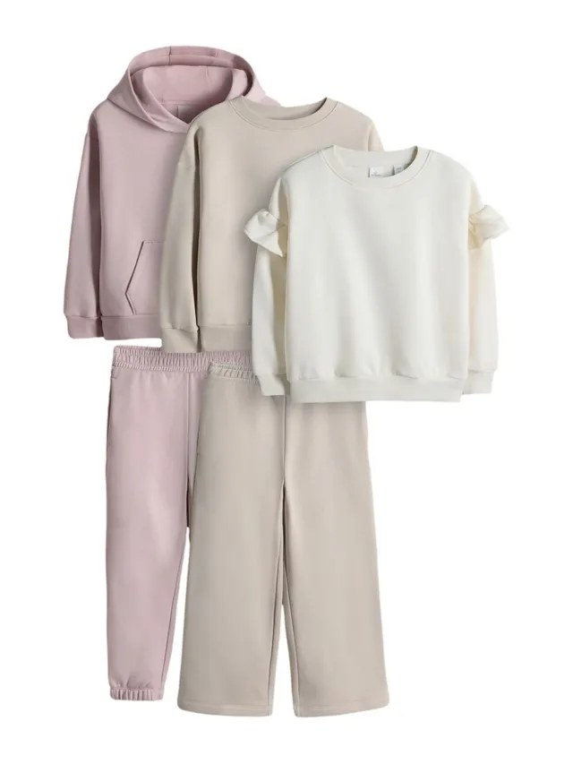 Geo Next The Set tuta bambina 5 pezzi felpa jogging quotidiana