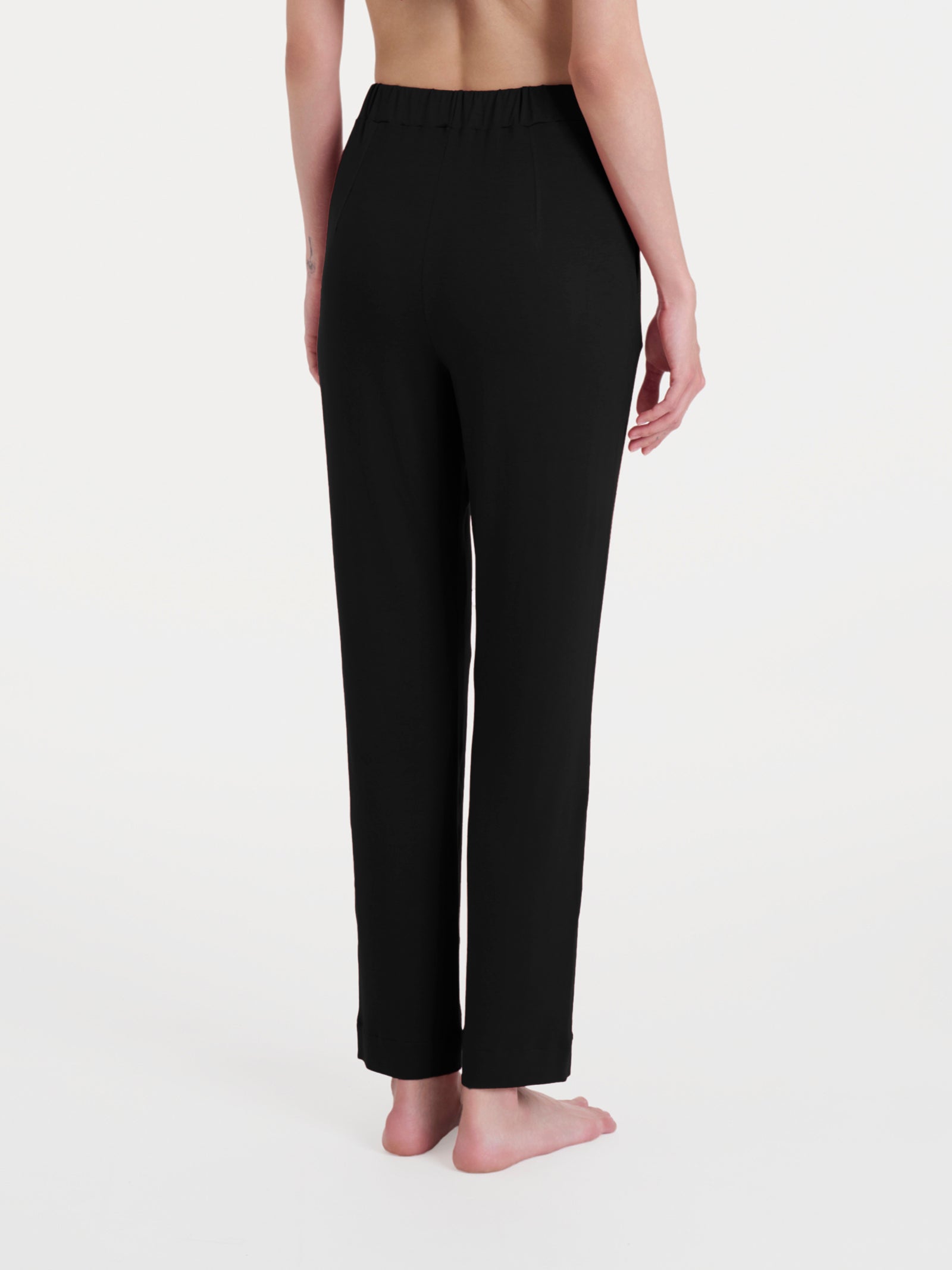 Ragno Viscosa Summer Pantalone Capri Nero tasche