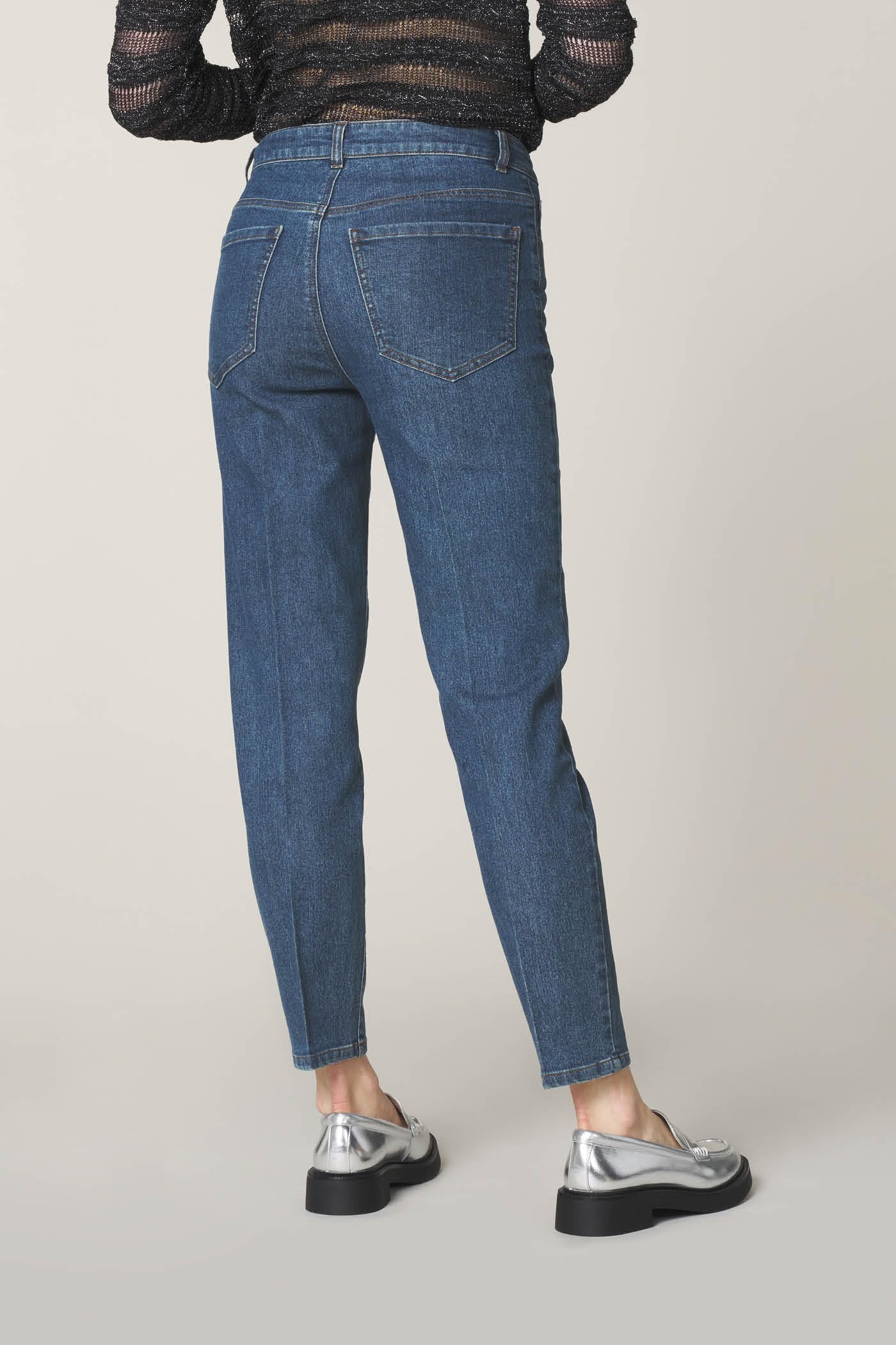 Goldenpoint Straight Denim leggings donna denim elasticizzati