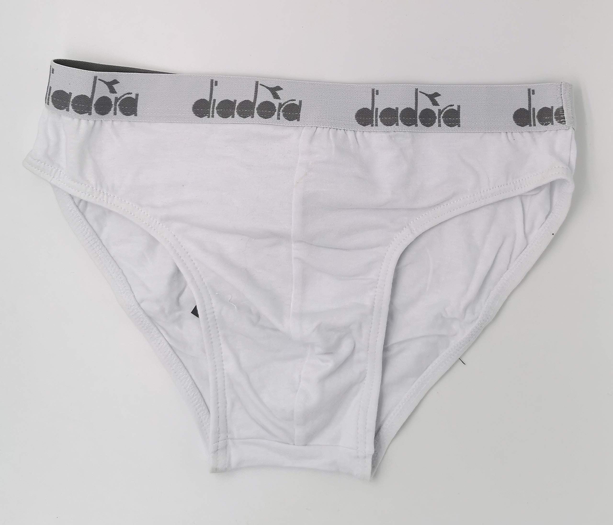 Diadora Originale Slip Uomo Cotone 3 Paia Bianco Cotone