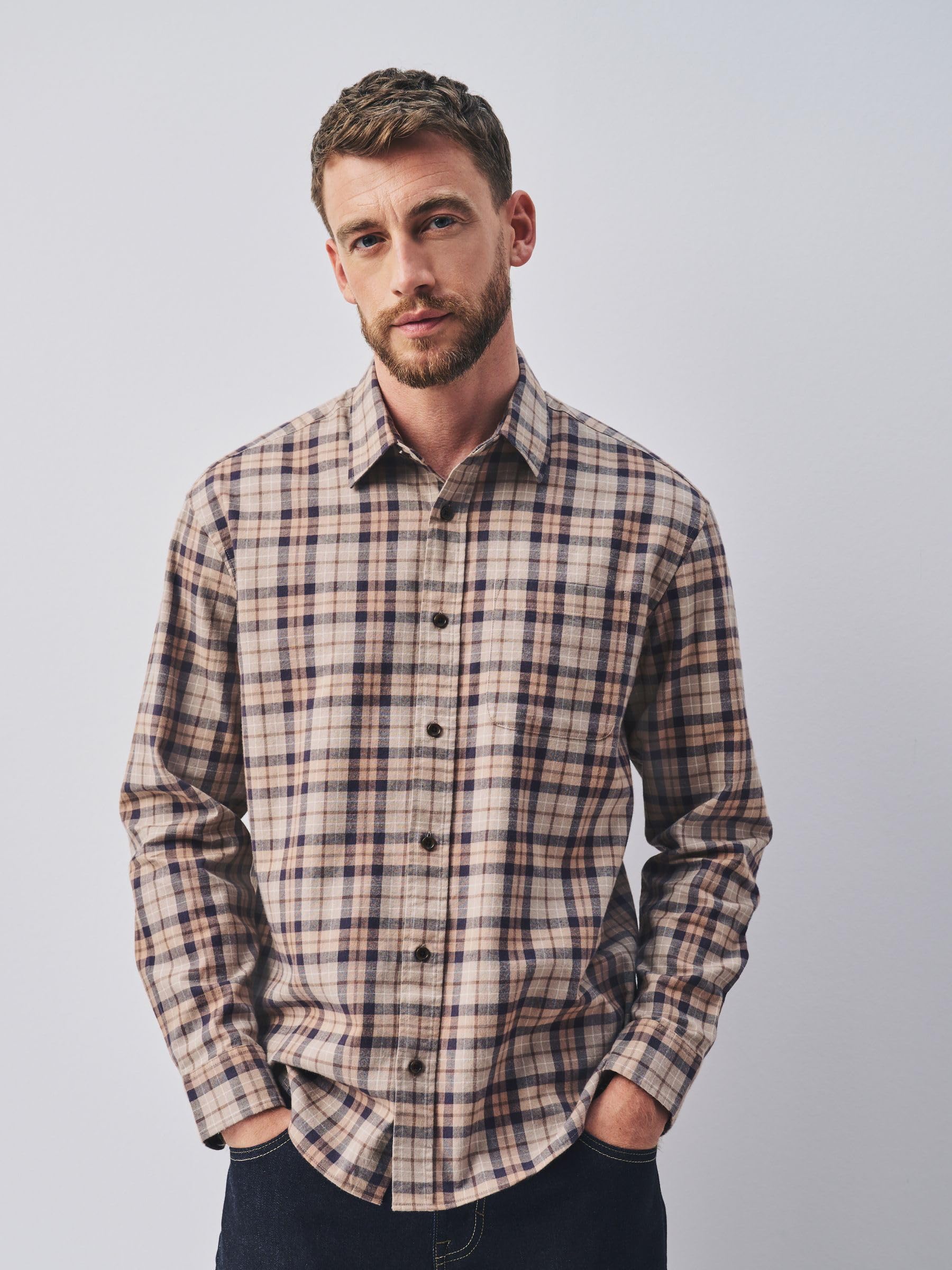 Next camicia quadri uomo XL maniche lunghe taglia vera