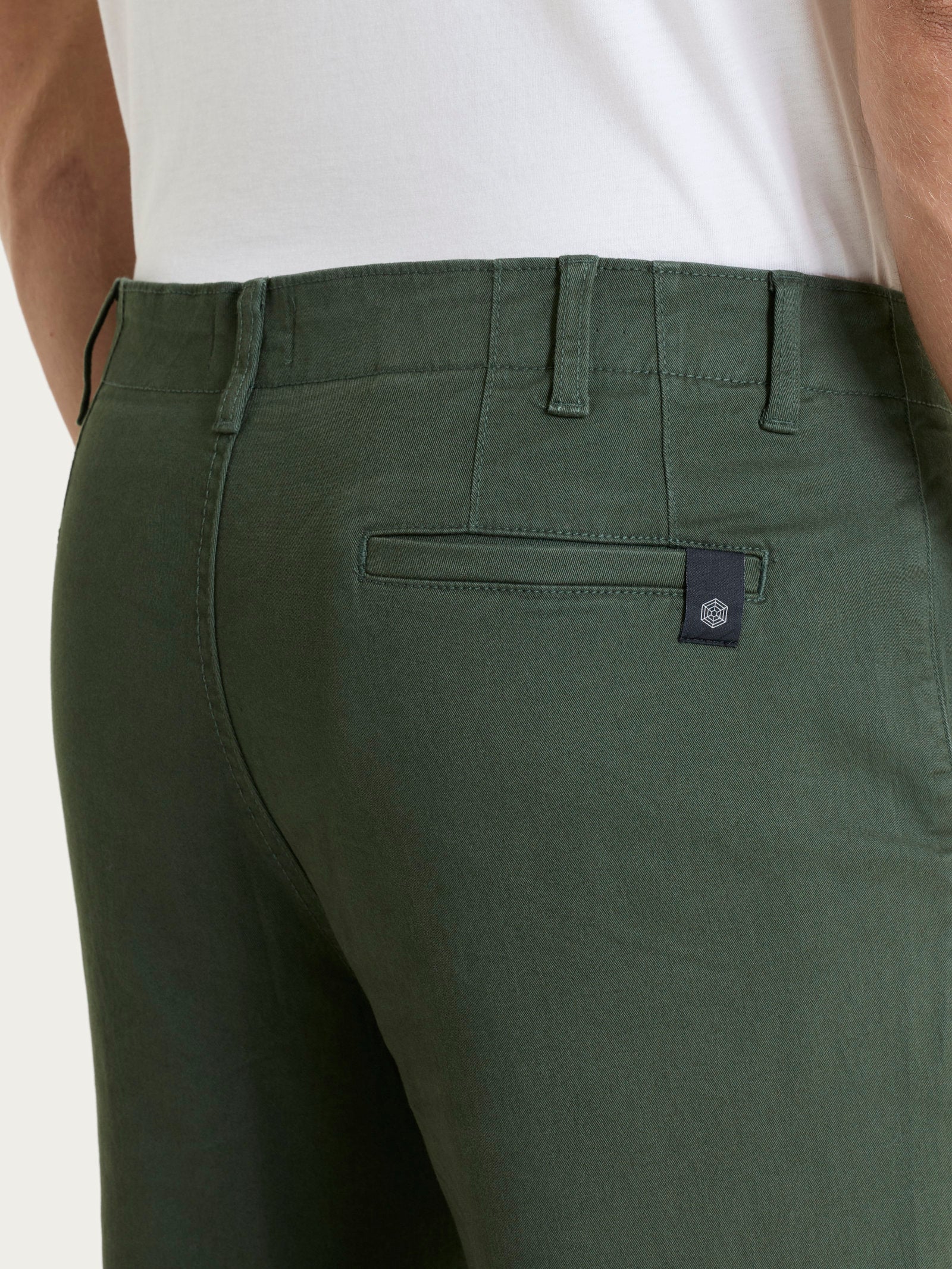 Ragno Compact pantalone uomo verde chino elasticizzato
