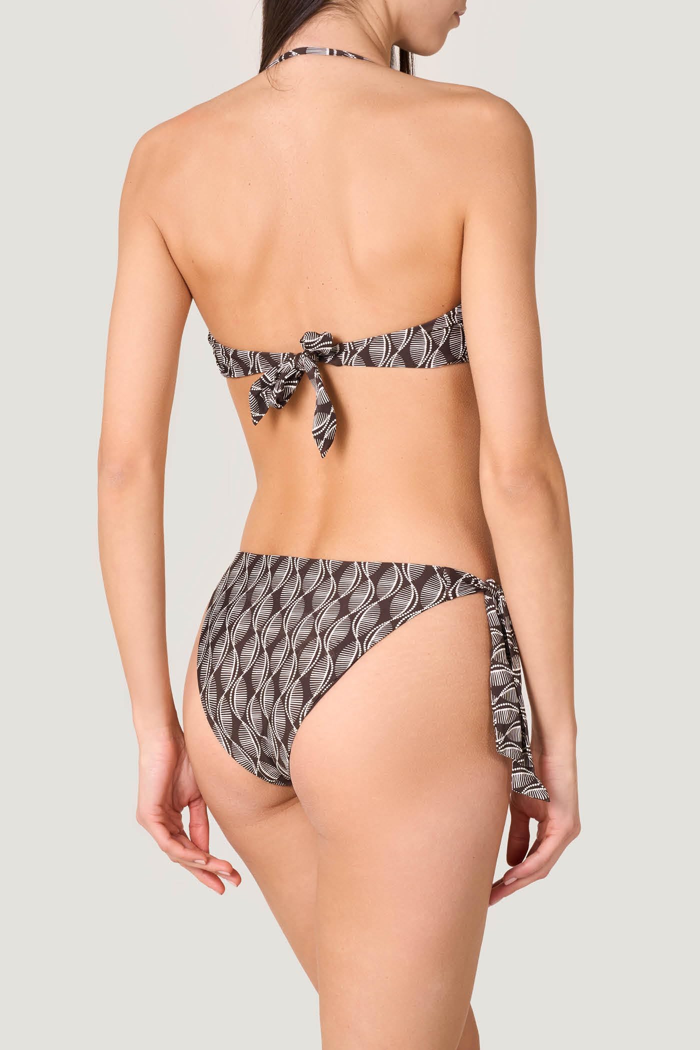 Goldenpoint Seashell Slip Fiocchi Laterali Bikini Bicolore