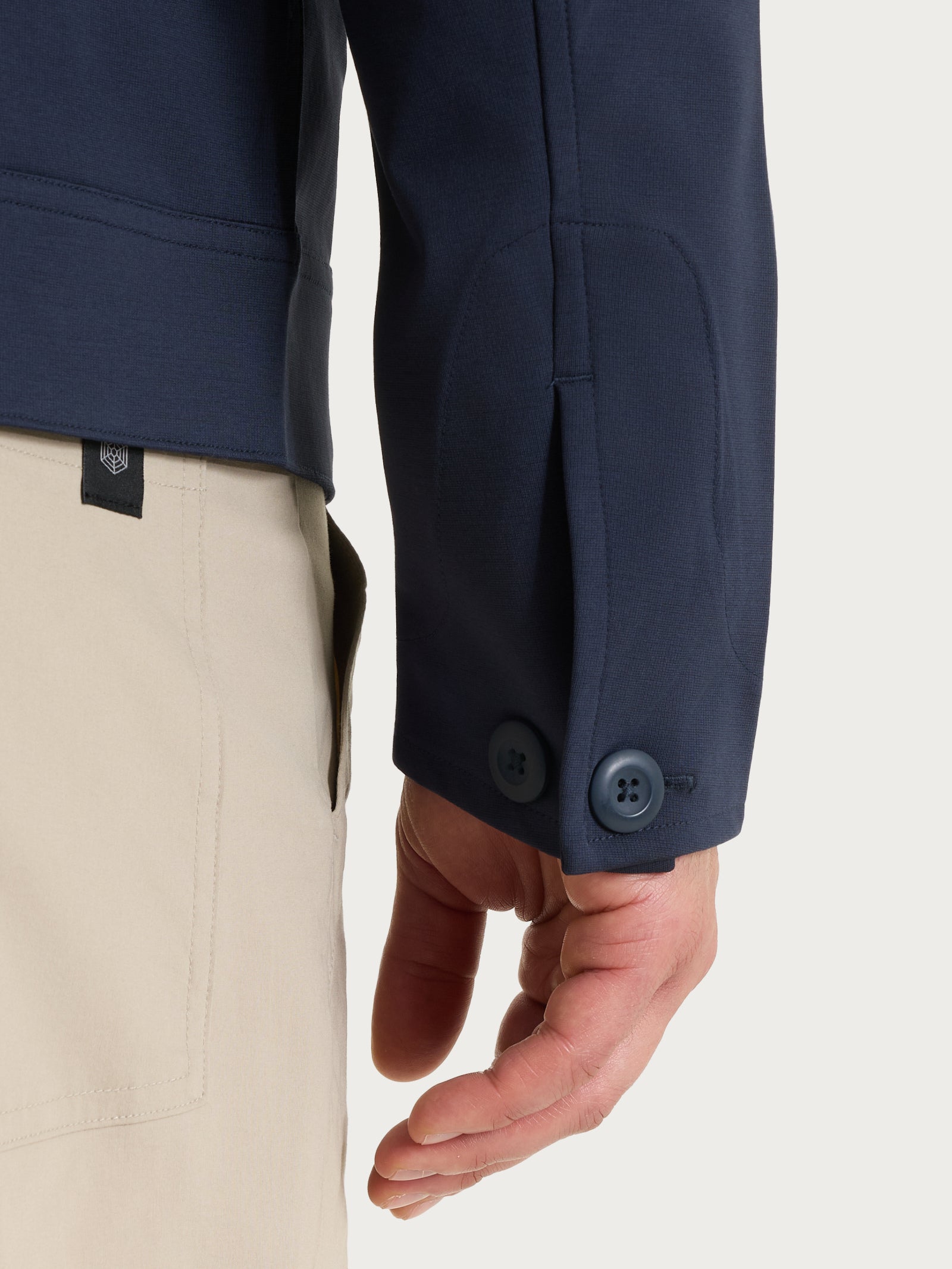 Ragno Compact Light Giacca manica lunga cotone Bleu