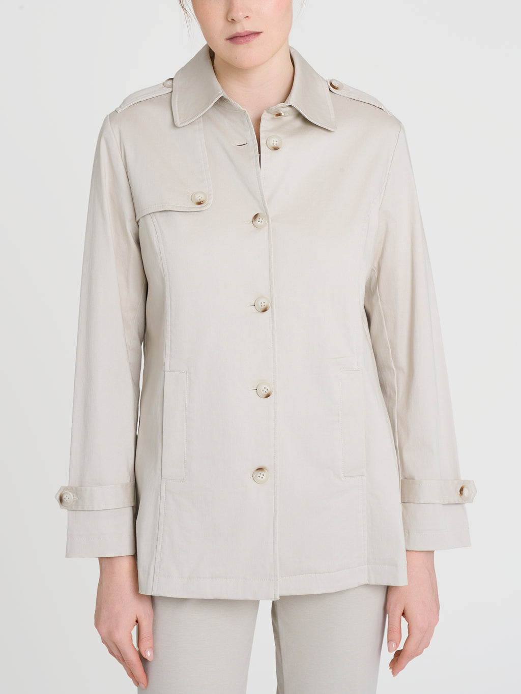 Ragno Satin Power WR trench Champignon leggero estate