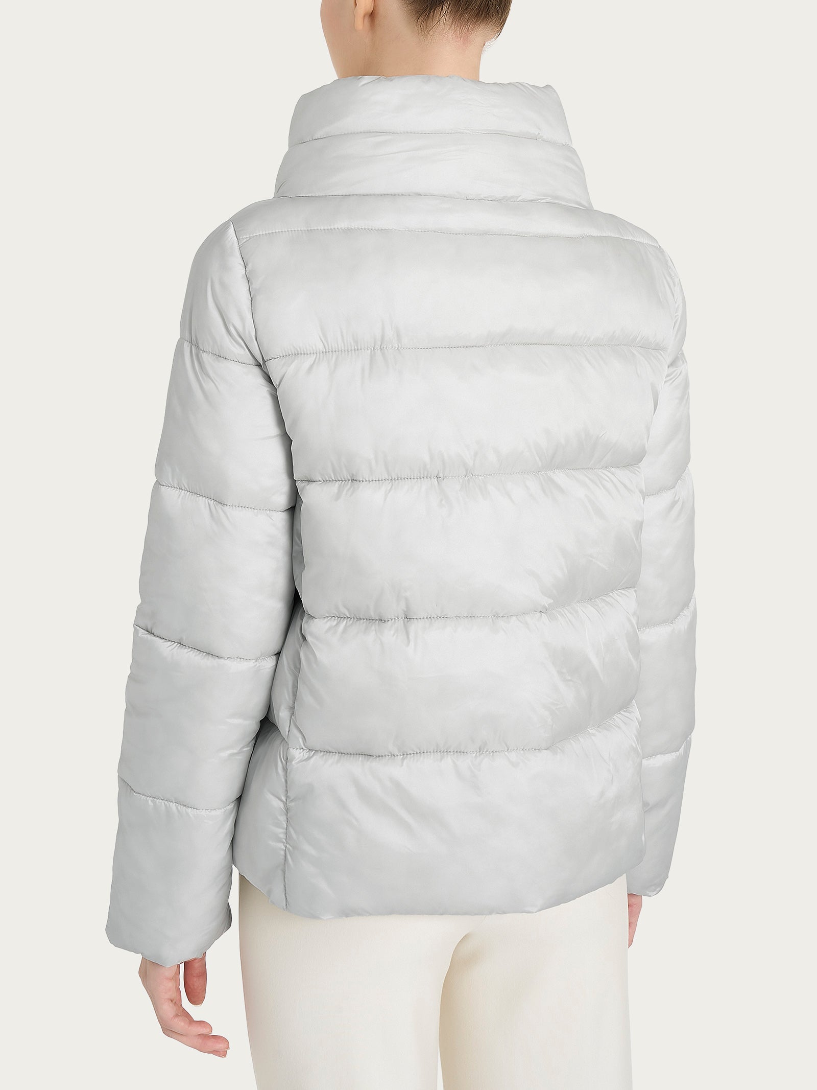 Ragno Vegan Down Piumino Collo Alto Leggero Dawn Blue