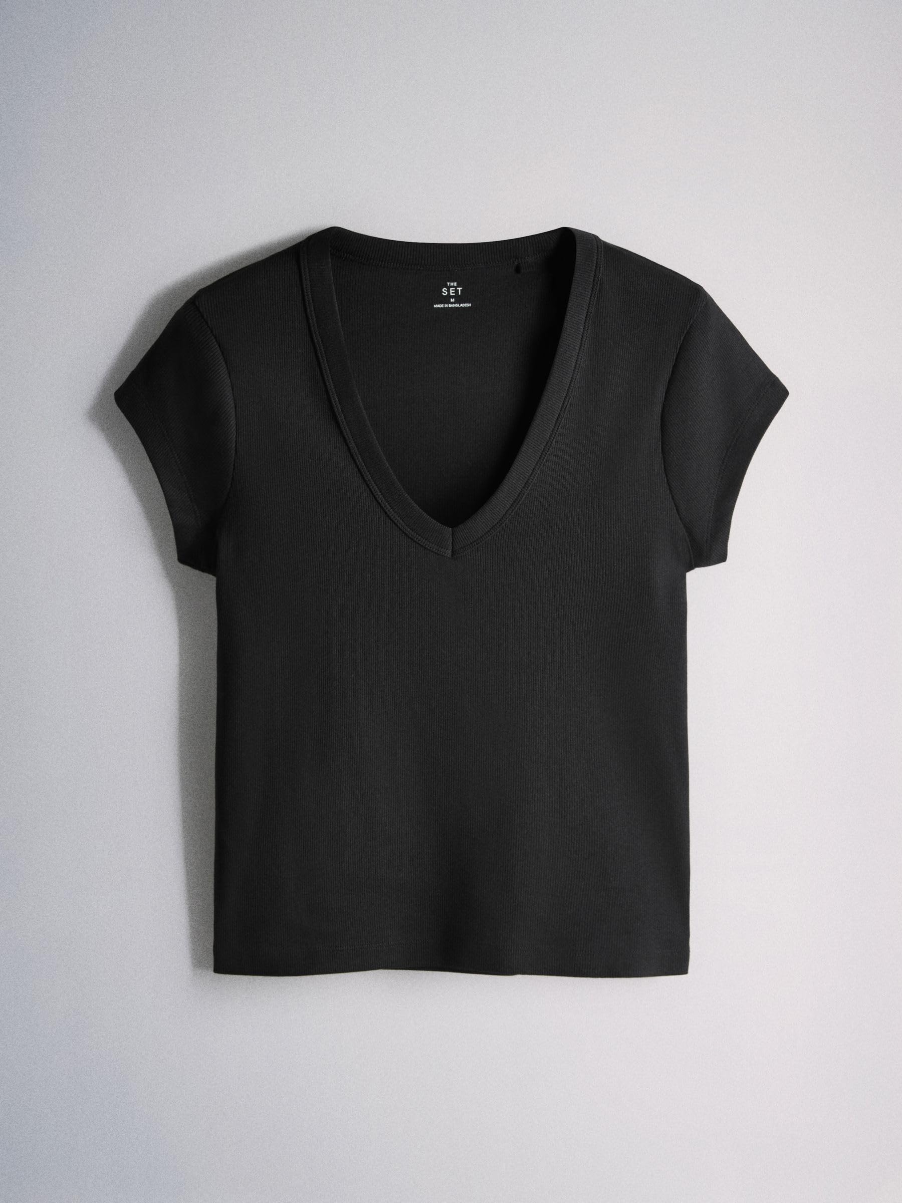 Geo Next The Set T-shirt Scollo a V Maniche Aletta Donna 4 Pezzi
