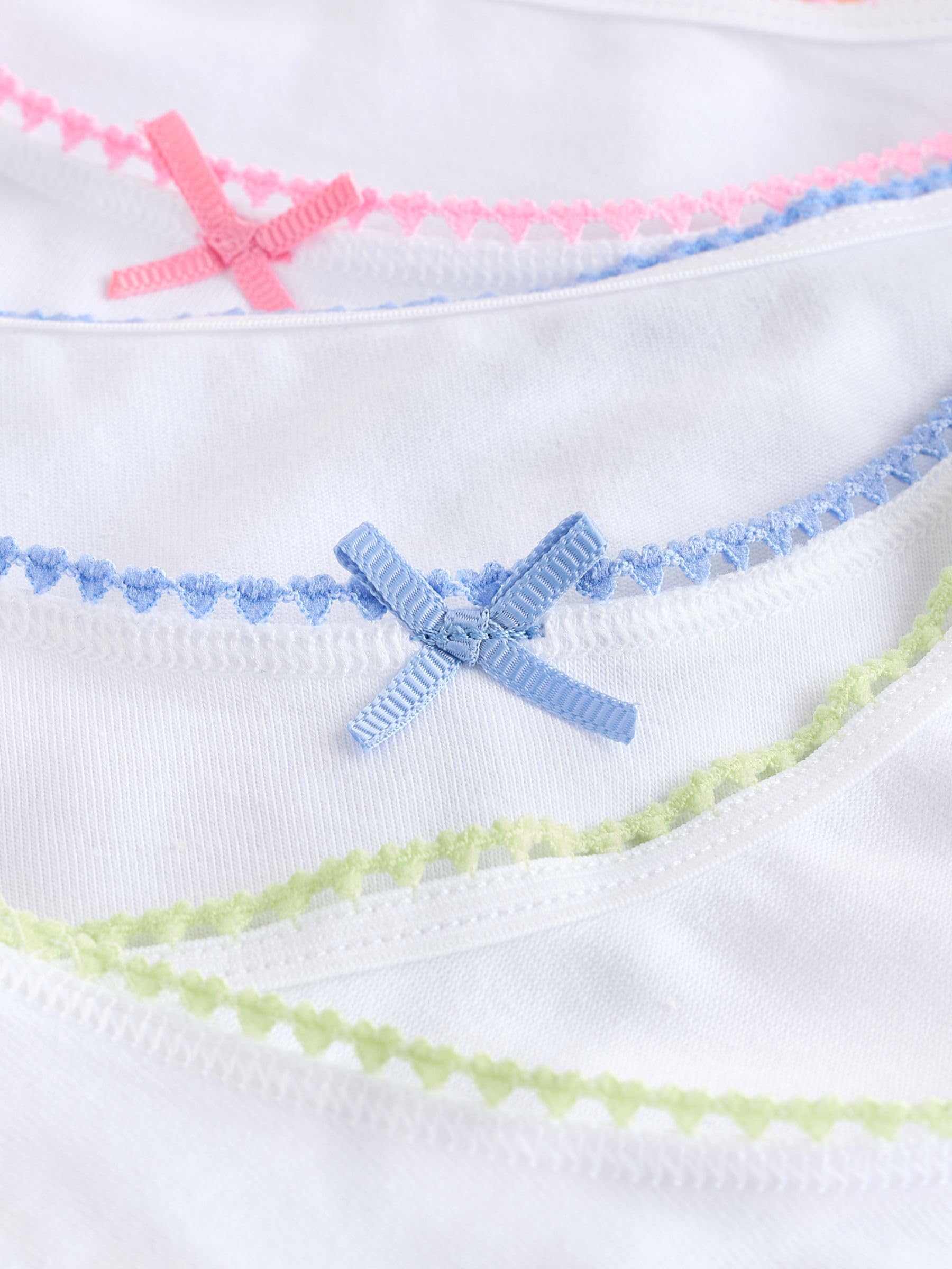 Next Canotte Ragazza 122-128 Confezione 5 Pezzi Morbide
