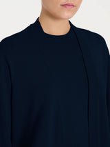 Ragno Four Seasons cardigan corto donna blu