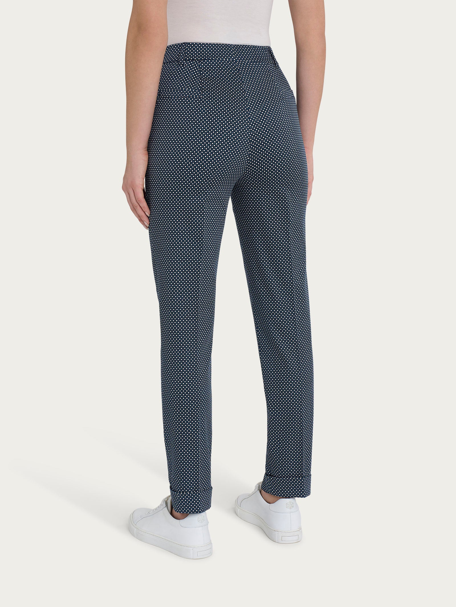 Ragno Satin Power pantalone chino slim Fant.Dawn Blue