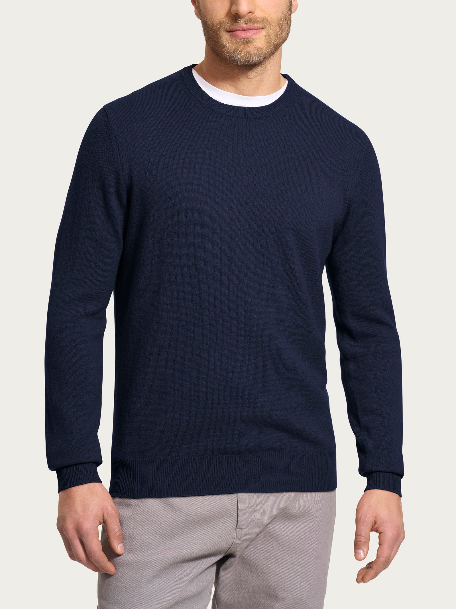 Ragno Cashmerino Maglia girocollo uomo Outer Space