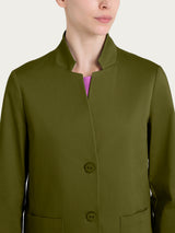 Ragno Satin Power Short Blazer Giacca verde Sphagnum elegante