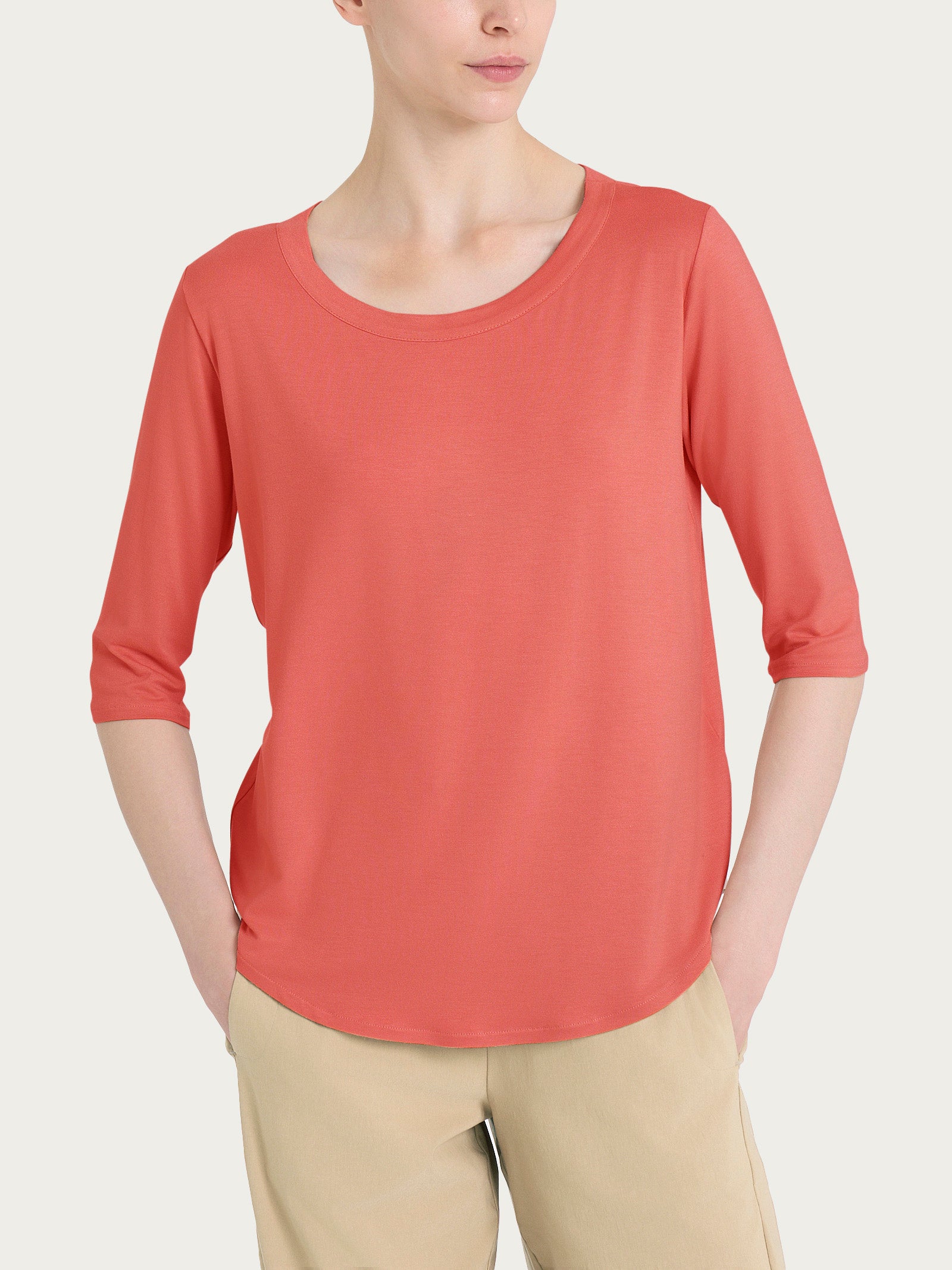 Ragno Maglietta Girocollo Viscosa Summer Dubarry 3/4