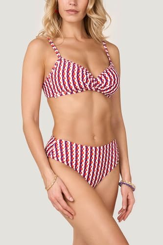 Goldenpoint Circus slip bikini fianco alto geometrico