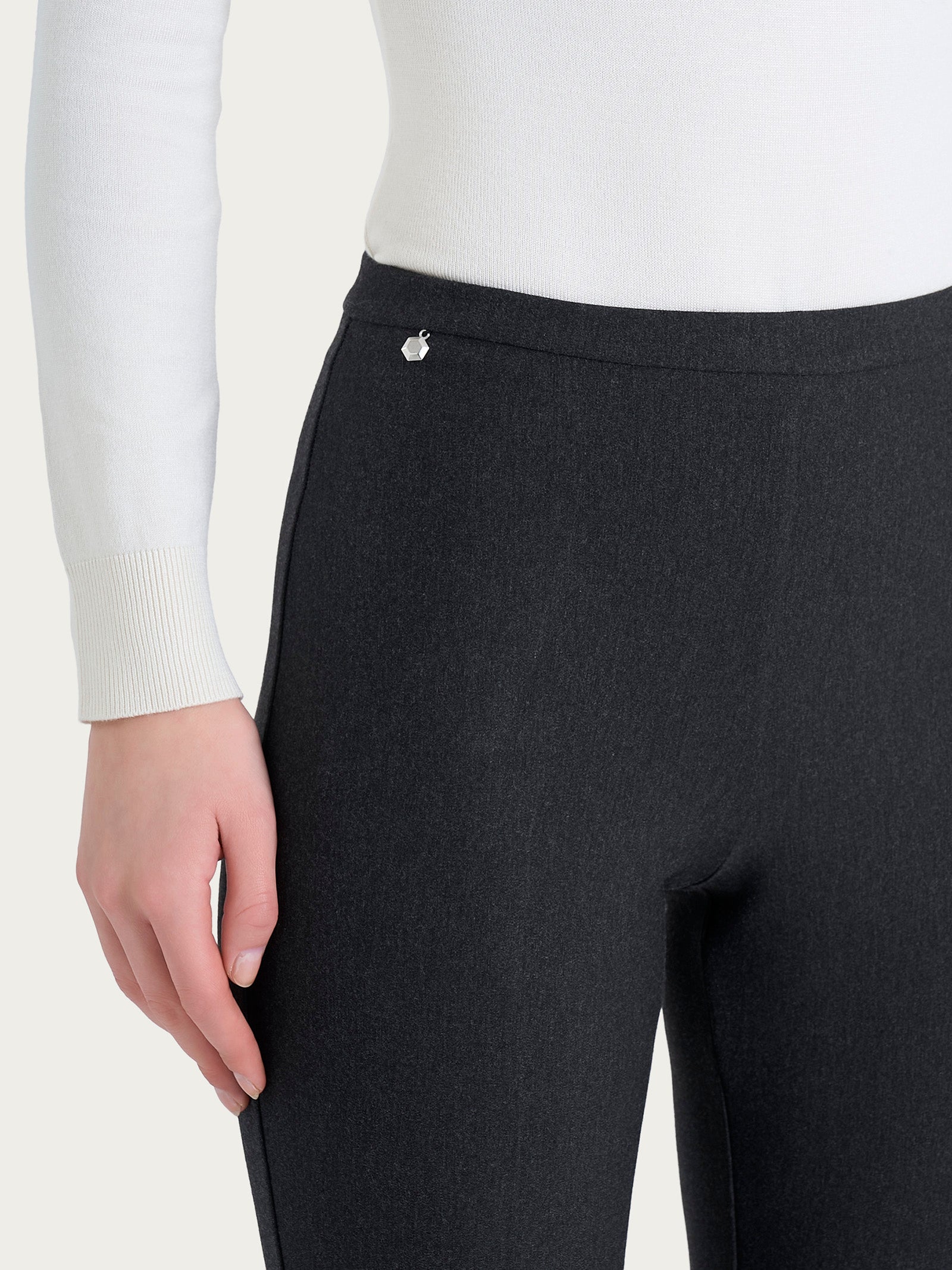 Ragno Compact The Straight Leg pantalone modellante oscuro mel.