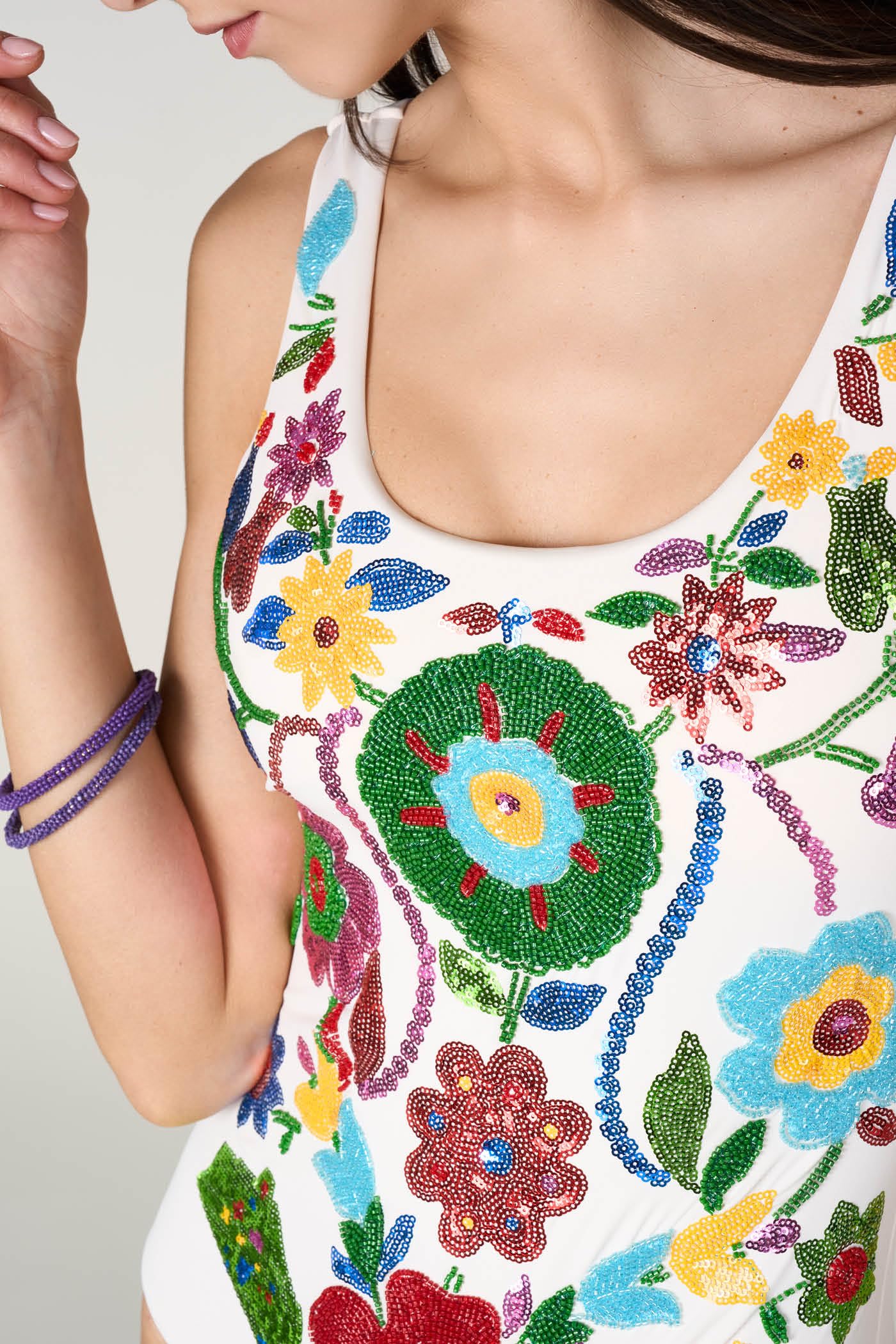 Goldenpoint Encanto costume intero olimpionico paillettes