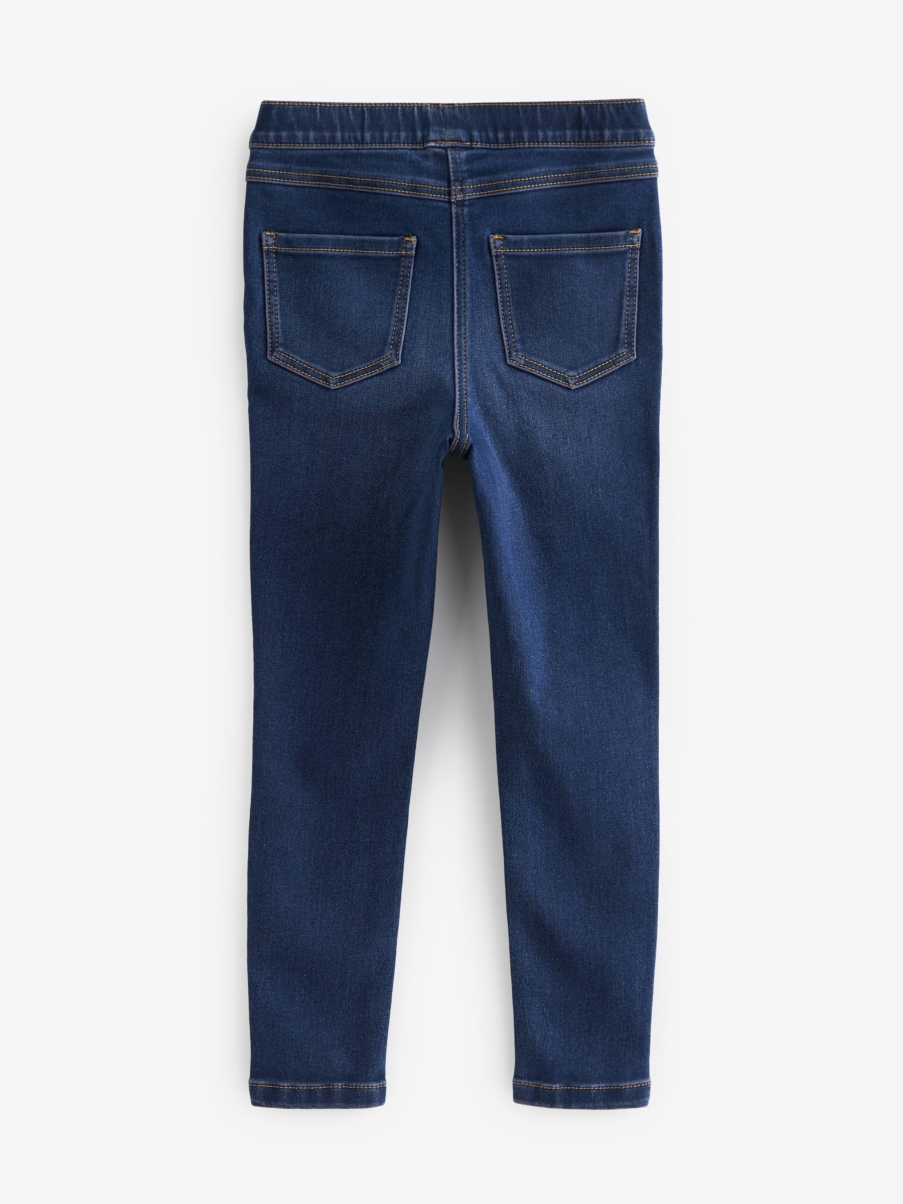Next Jeggings Bambina Confezione da 2 Denim Vita Elastica