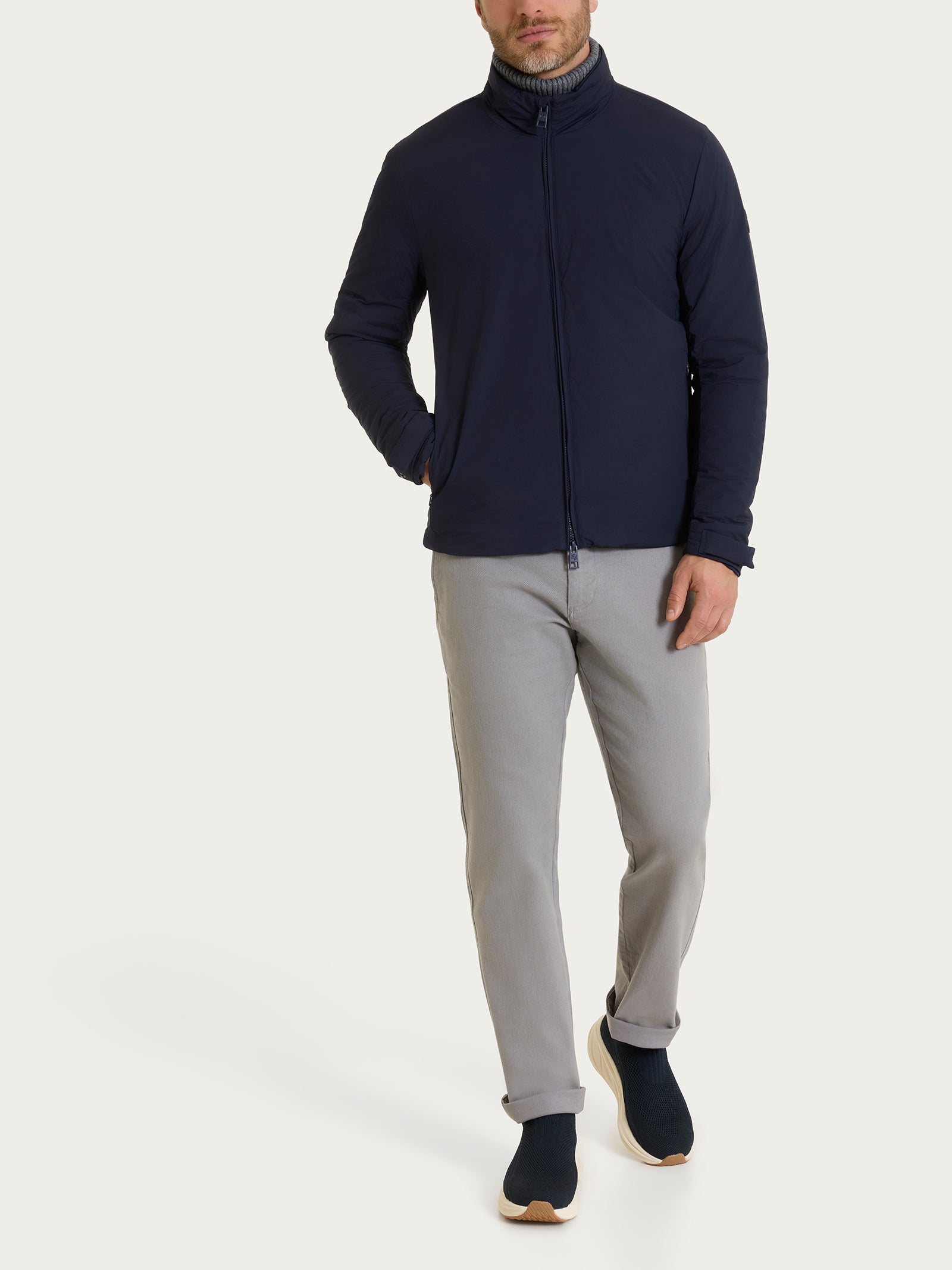 Ragno Piumerino Corto 100 g piumino uomo Navy lana