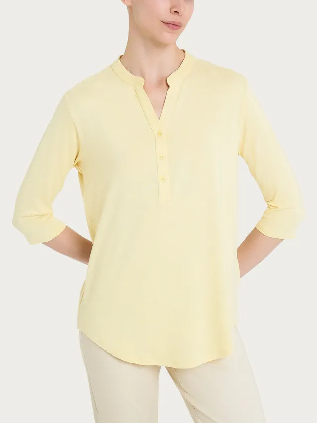 Ragno Viscosa Summer maglia manica 3/4 banana fresco
