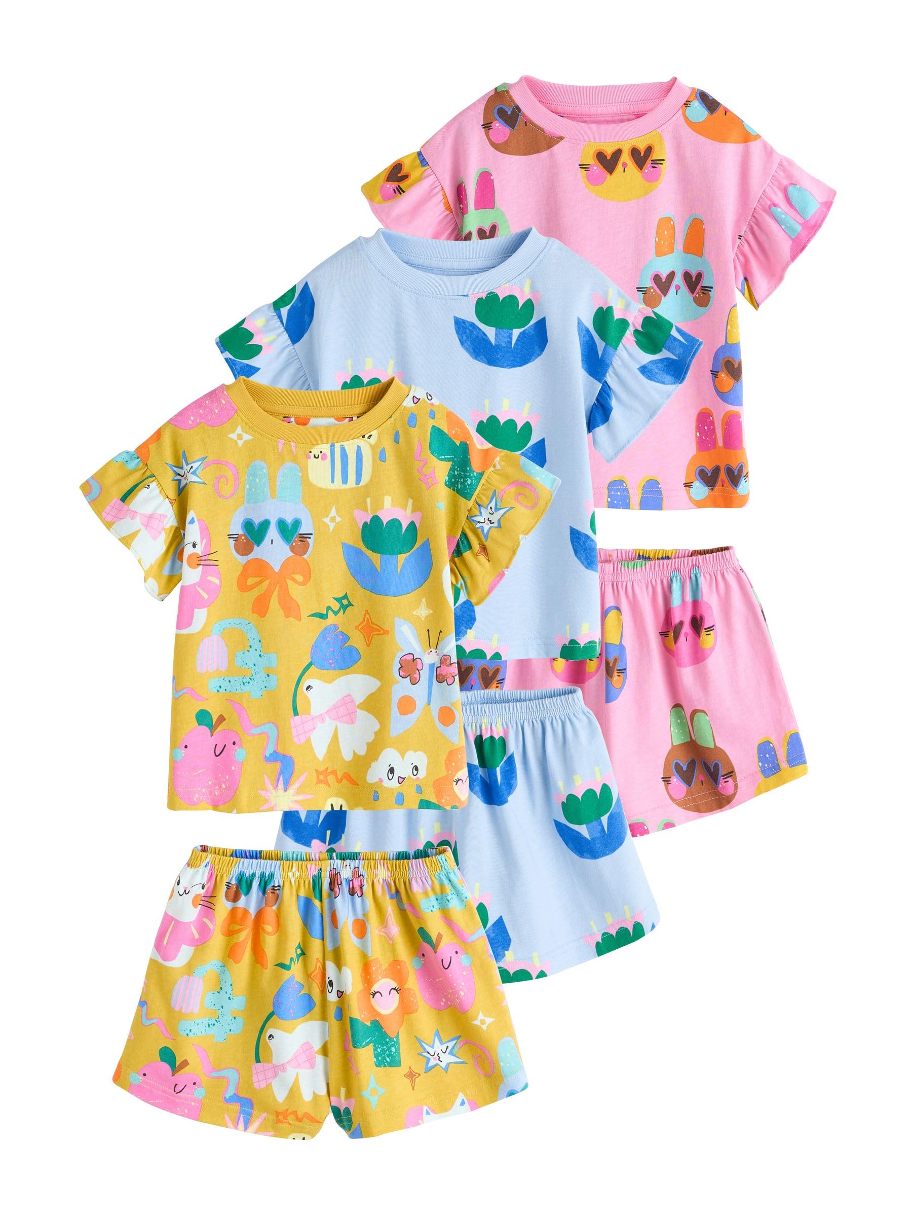 Next pigiami corti bambina 3 pezzi 110-116 estivi