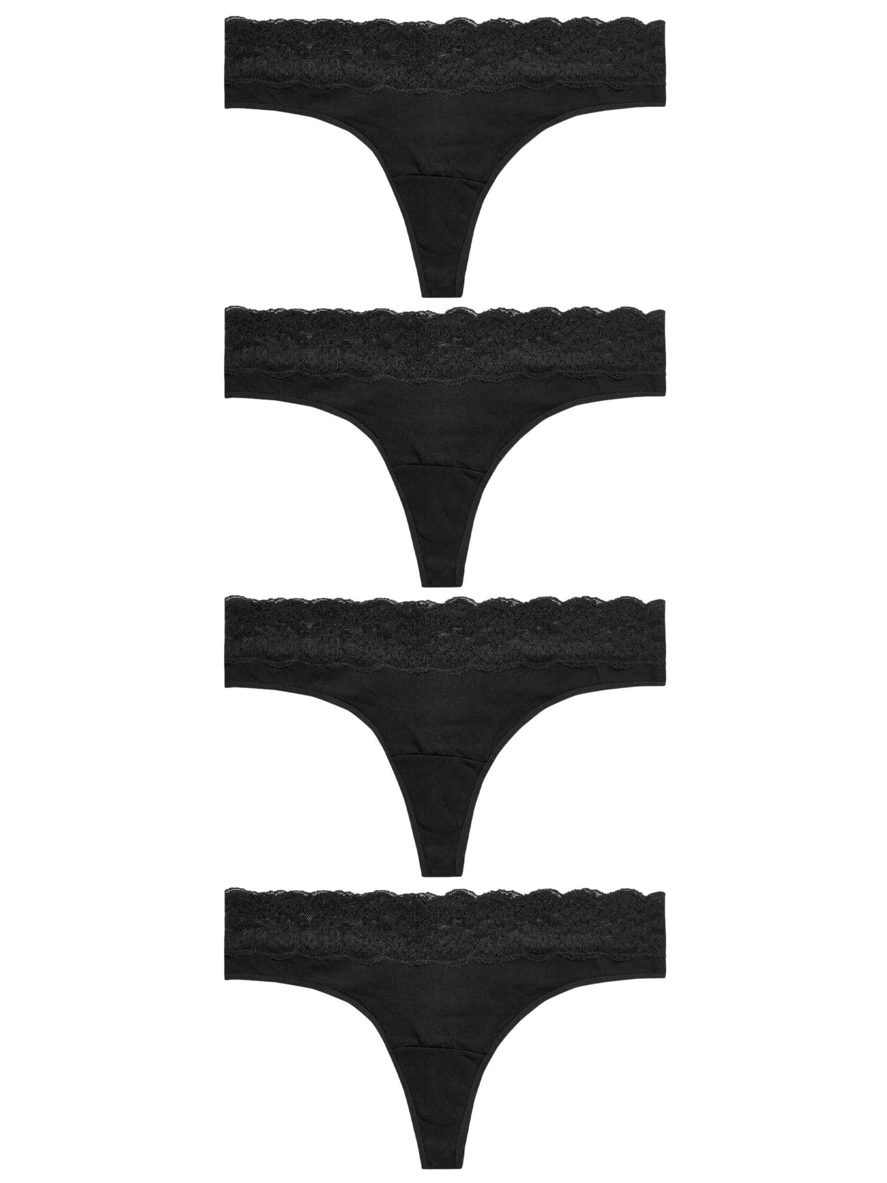 Next Perizoma Donna Pizzo 4 Pezzi Invisibile Sotto Vestiti