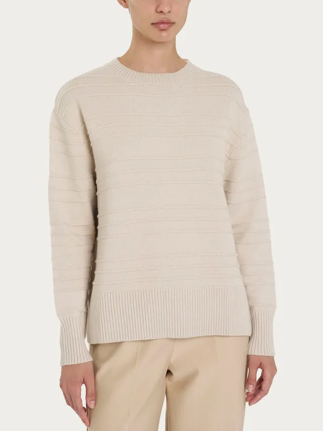 Ragno SL Girocollo maglia super soft champignon calda