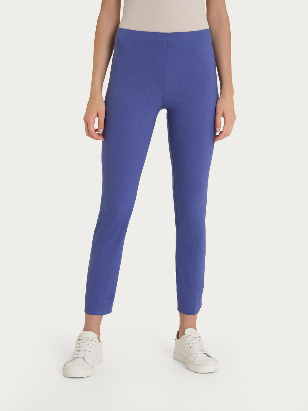 Ragno Super Fresh pantaloni pinocchietto donna blu skipper spacco