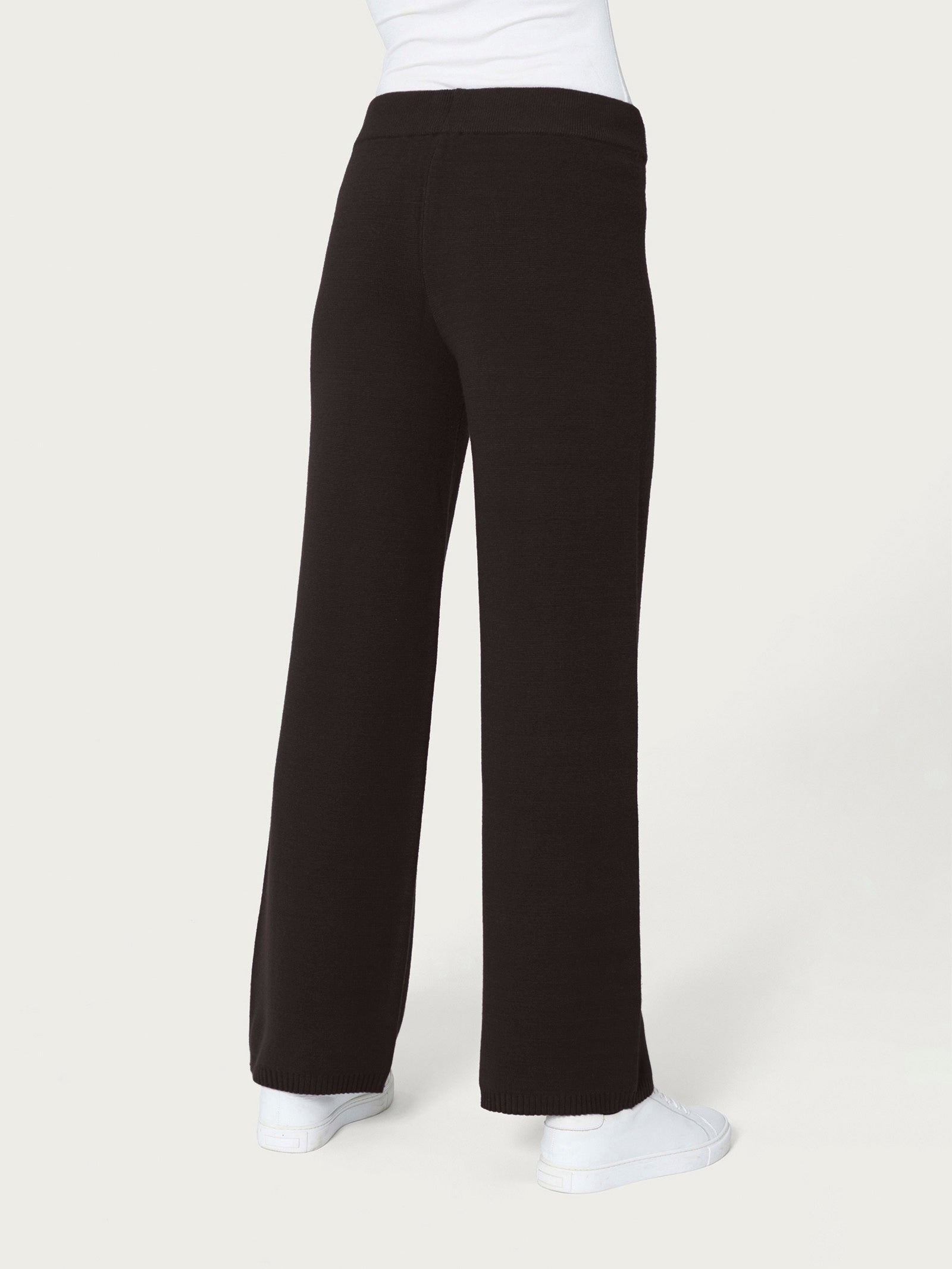 Ragno Compact Pantalone donna Chocolate gamba larga
