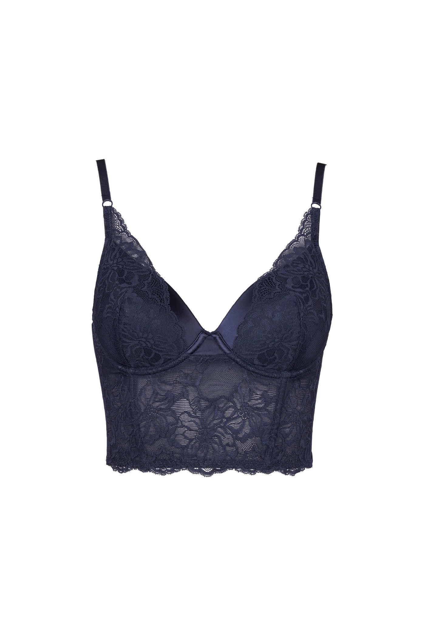 Goldenpoint Amaryllis Bustier Imbottito Microfibra Pizzo