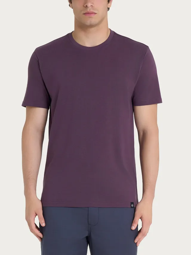 Ragno Jersey Cotone T-shirt girocollo plum perfect