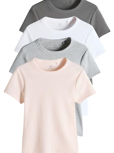 Geo Next The Set t-shirt coste donna maniche corte 4 pezzi
