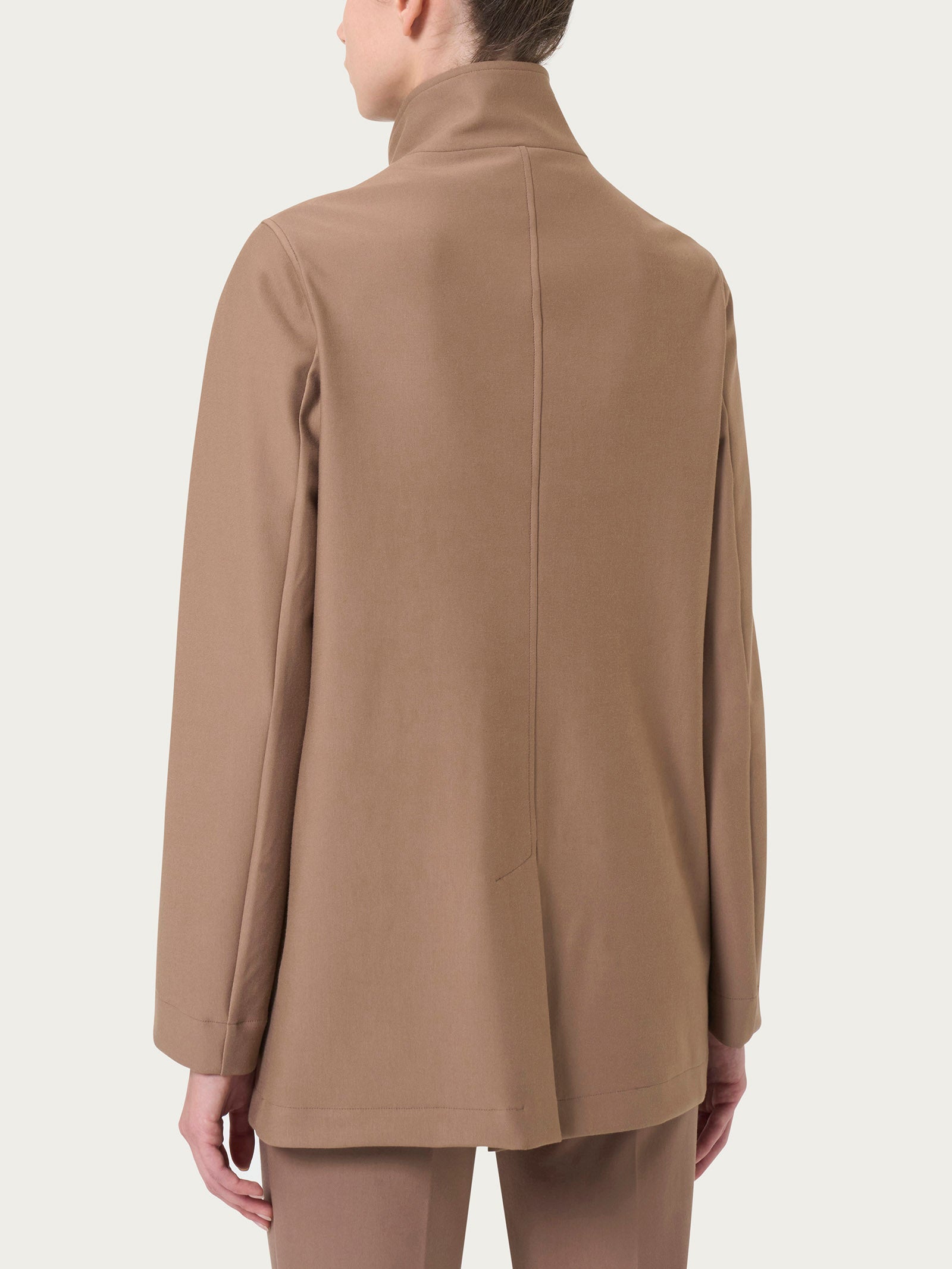 Ragno Compact Cappotto Corto giacca viscosa pine bark
