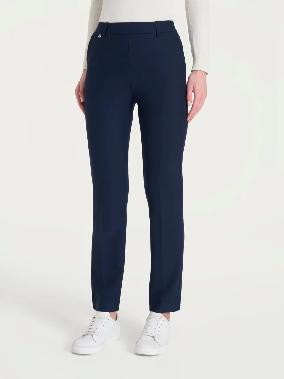 Ragno Compact pantalone dritto Persia viscosa elasticizzata