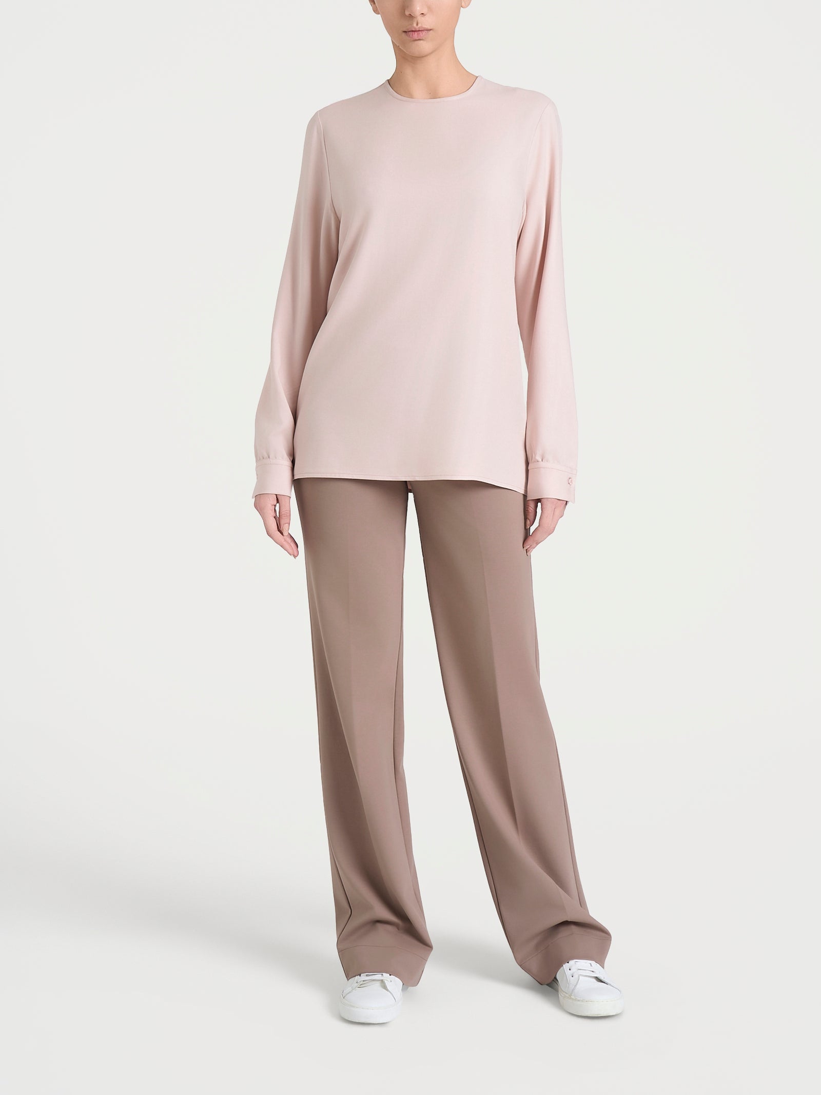 Ragno EcoSeta Winter Ecoseta blusa cameo rose manica lunga