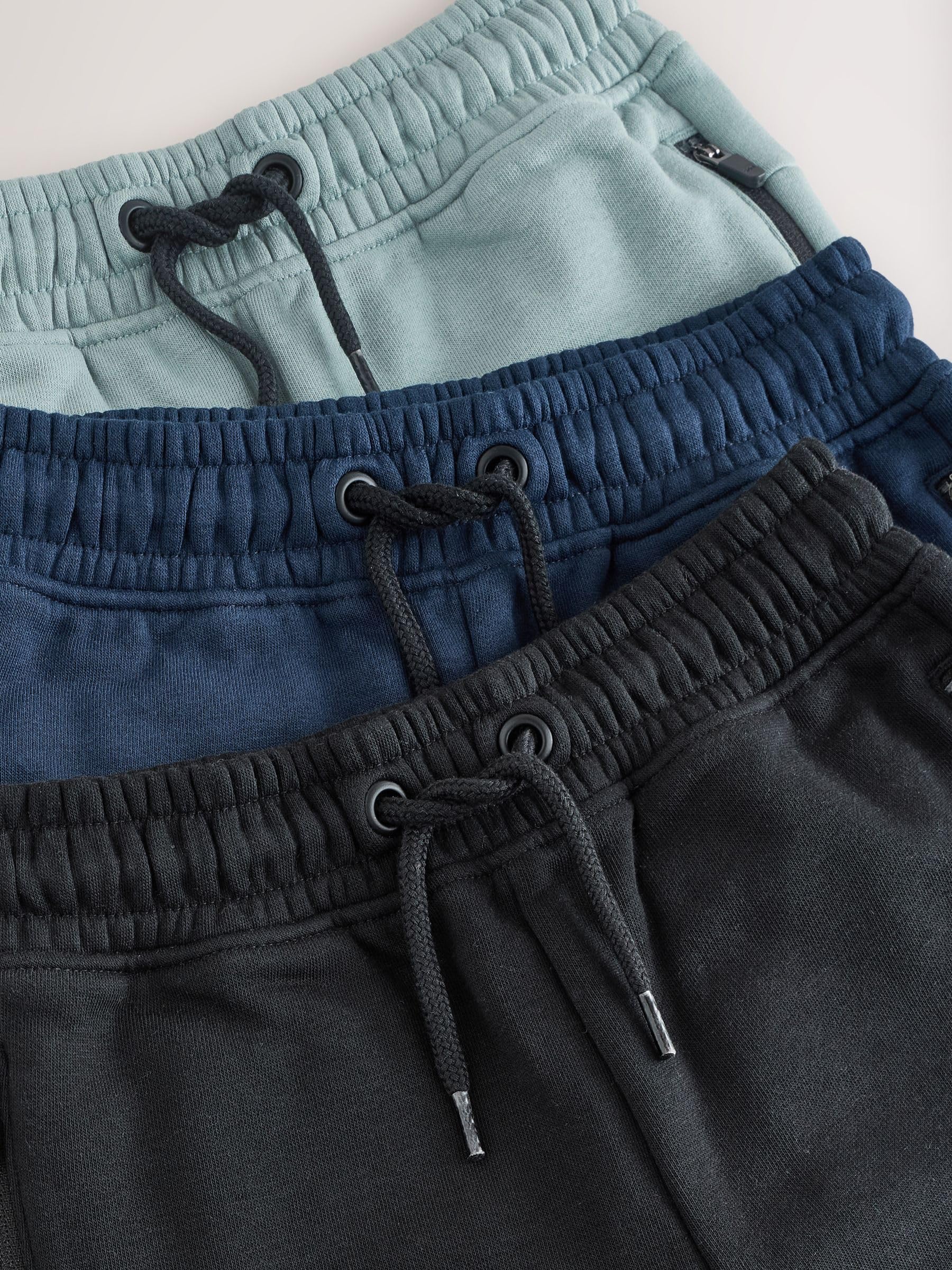 Next Ragazzo 3 Pantaloni Jogging Slim Zip 152 comodi