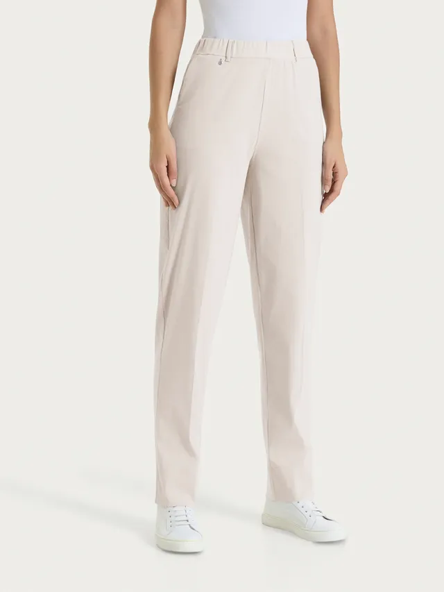 Ragno Super Fresh pantalone carota Almond Peach tapered