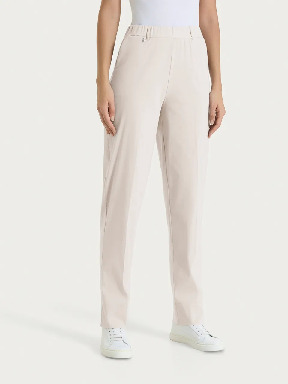 Ragno Super Fresh pantalone carota Almond Peach tapered