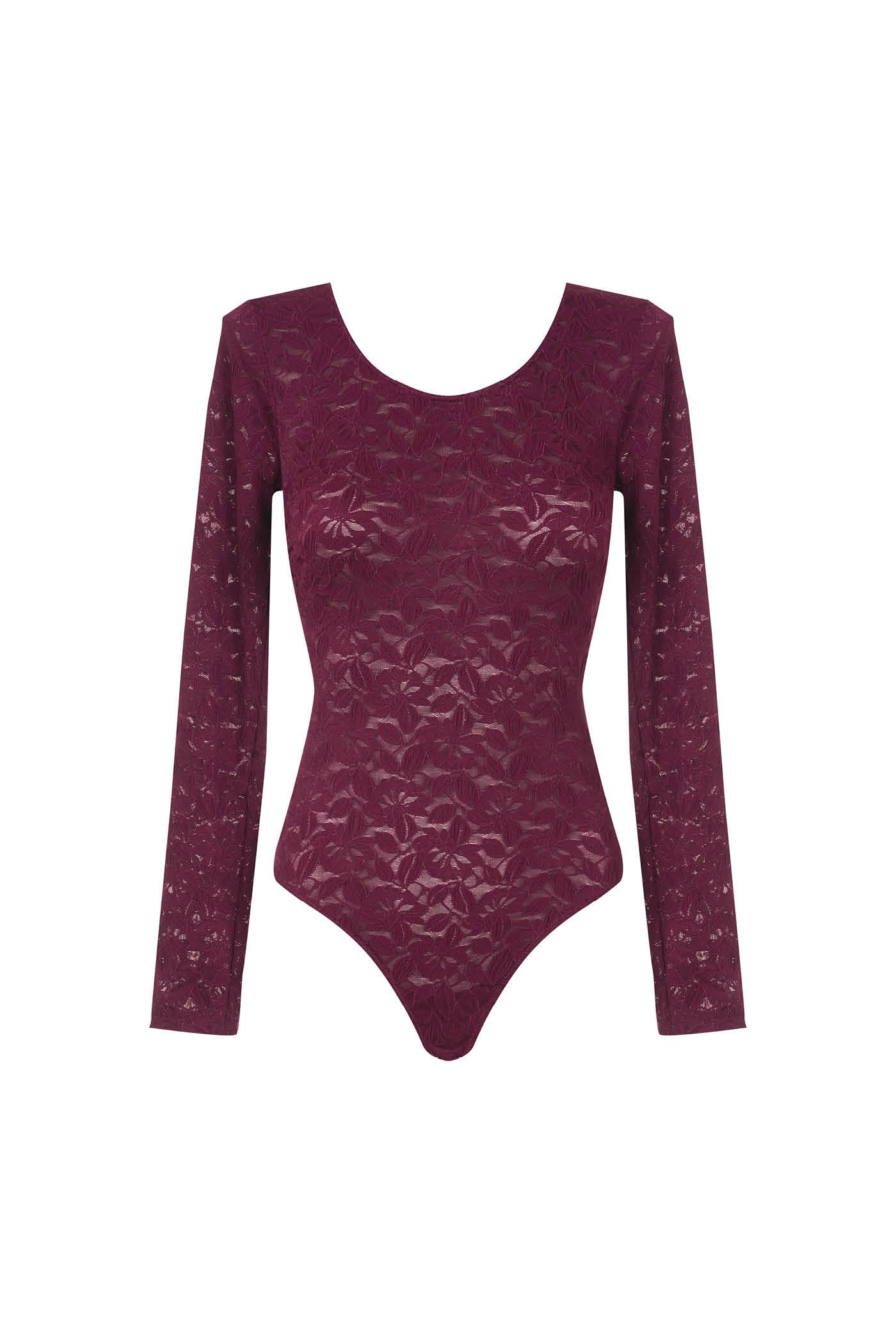 Goldenpoint Sumac Lace body manica lunga fantasia floreale
