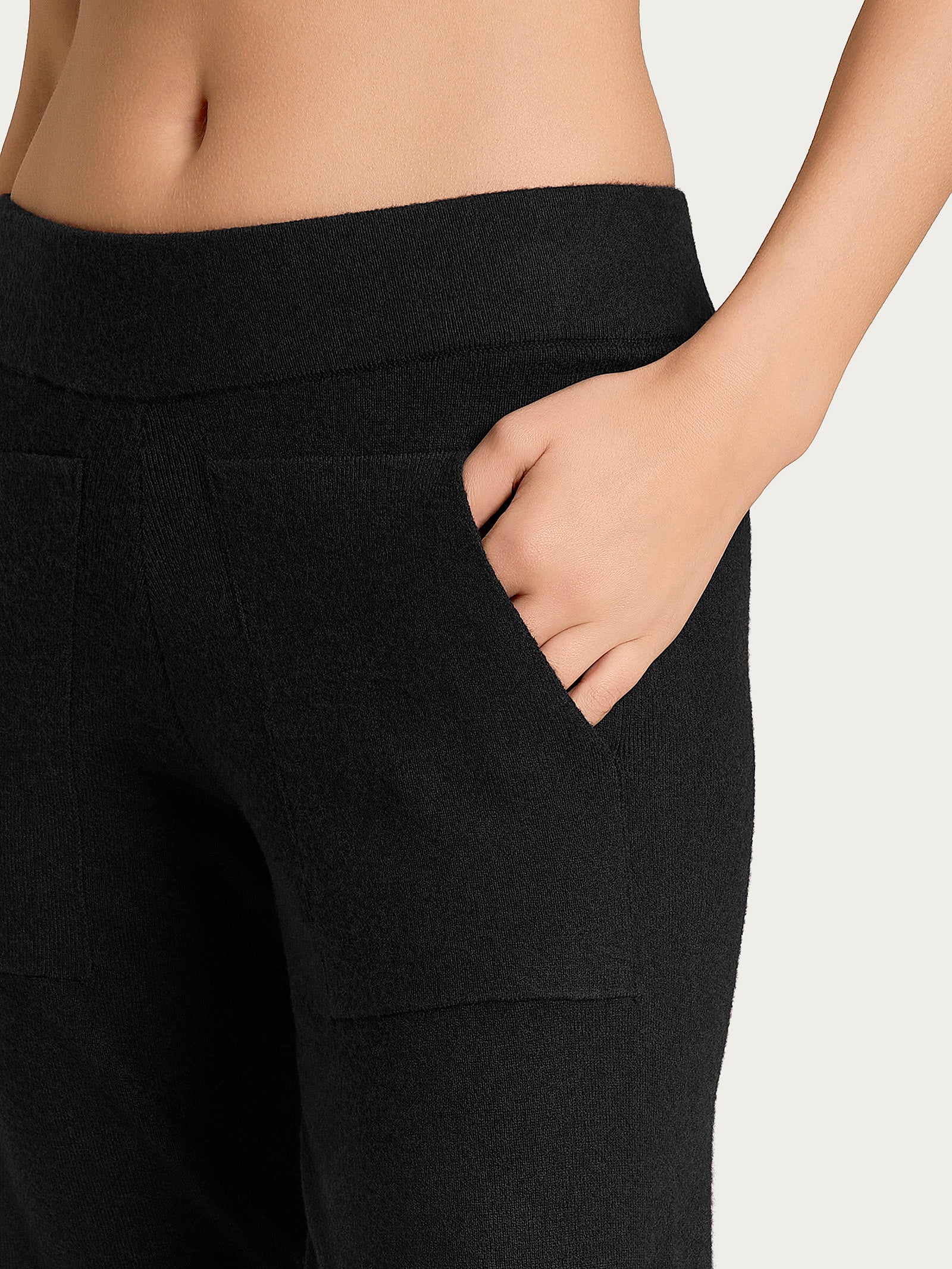 Ragno Super Soft pantalone a sigaretta con tasche Nero skinny
