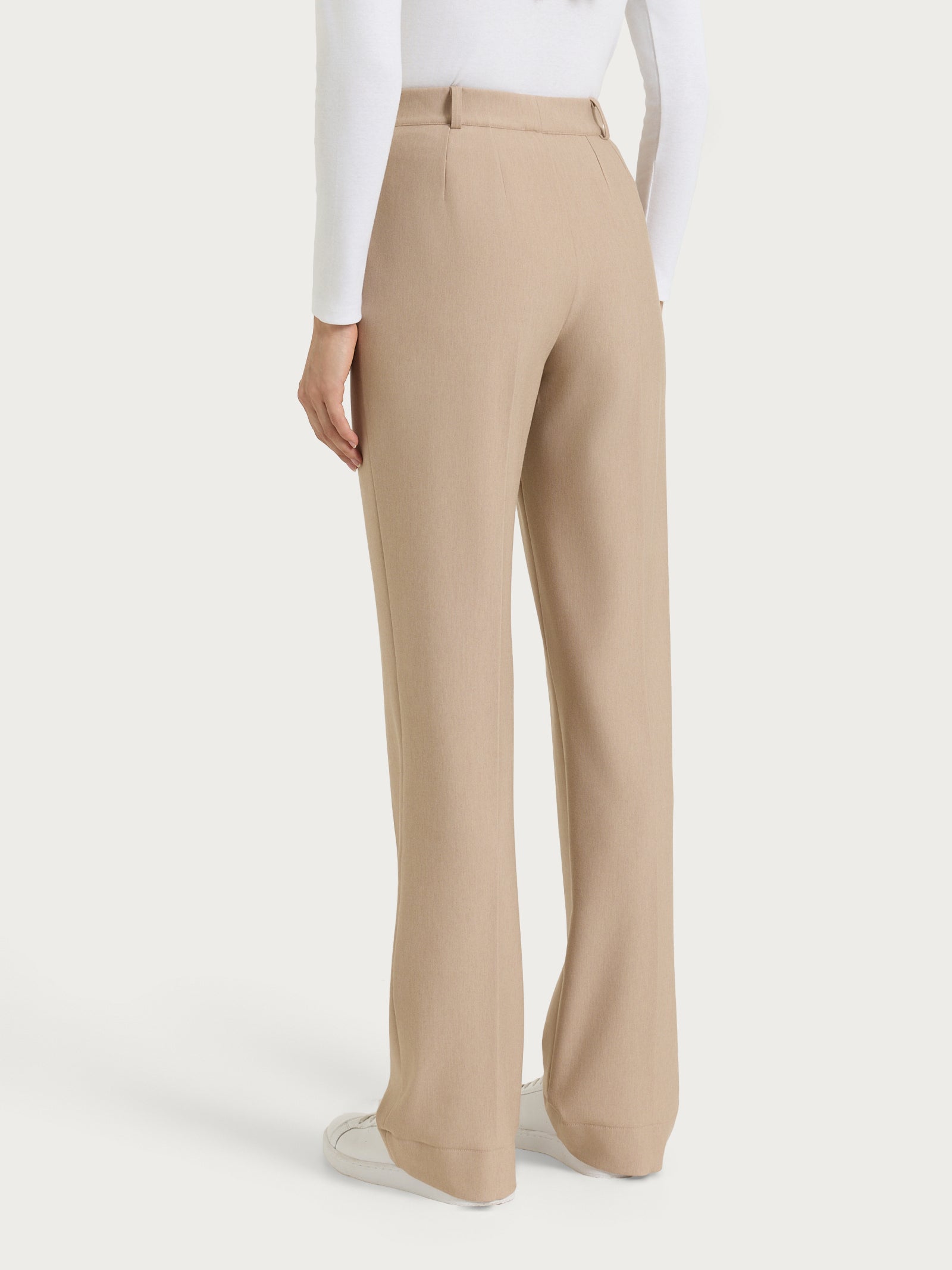 Ragno Compact Cammello pantalone donna beige viscosa
