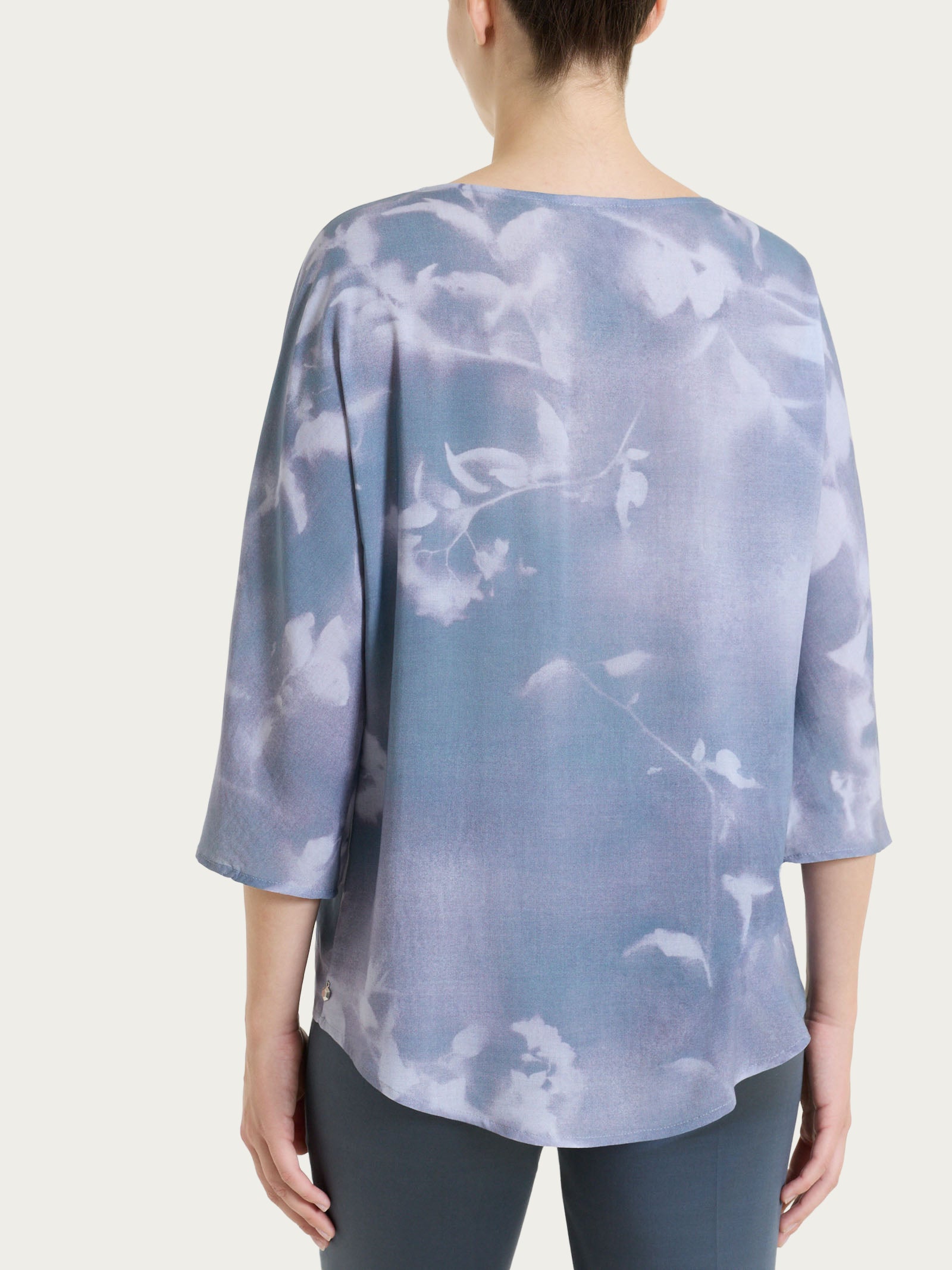 Ragno EcoSeta blusa 3/4 gray dawn viscosa