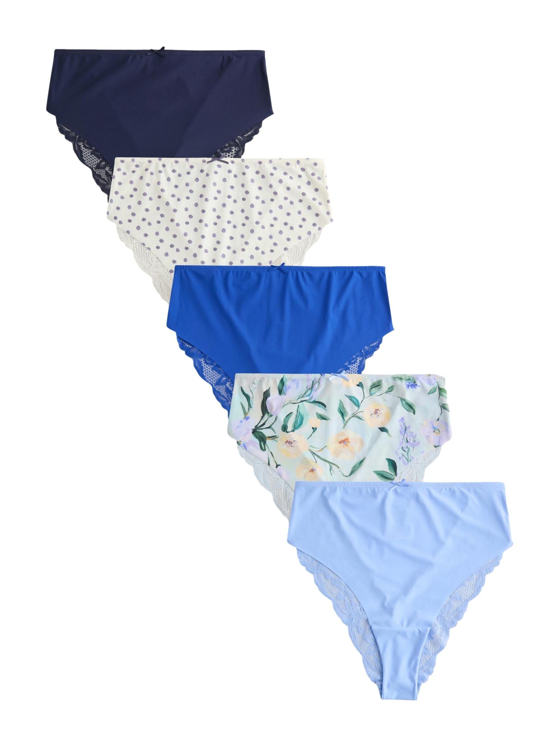 Next slip donna vita alta pizzo 5 pezzi sgambati invisibili