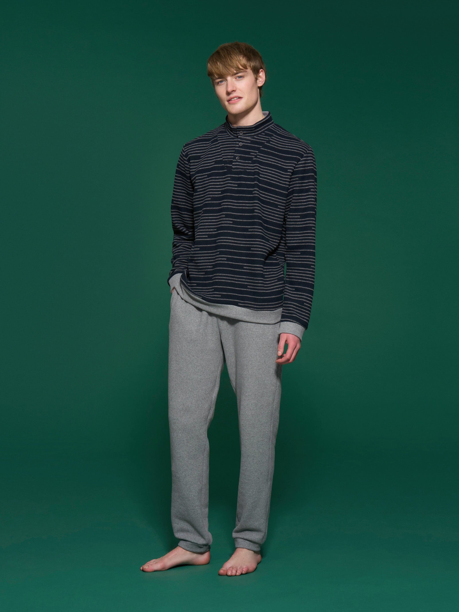 Ragno Jersey Cotone Pigiama Serafino Cotton Eco Pile uomo Fucile