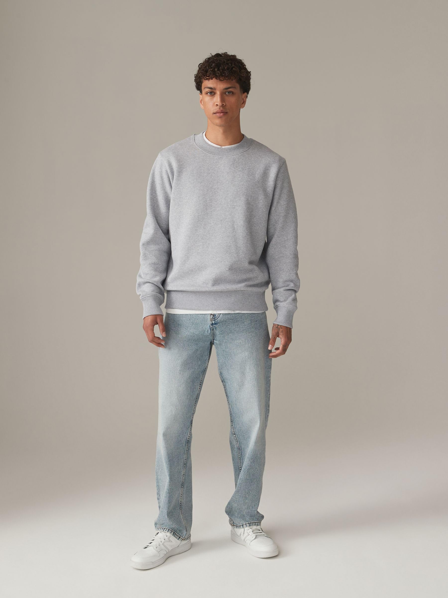 Next felpa uomo S jersey cotone girocollo