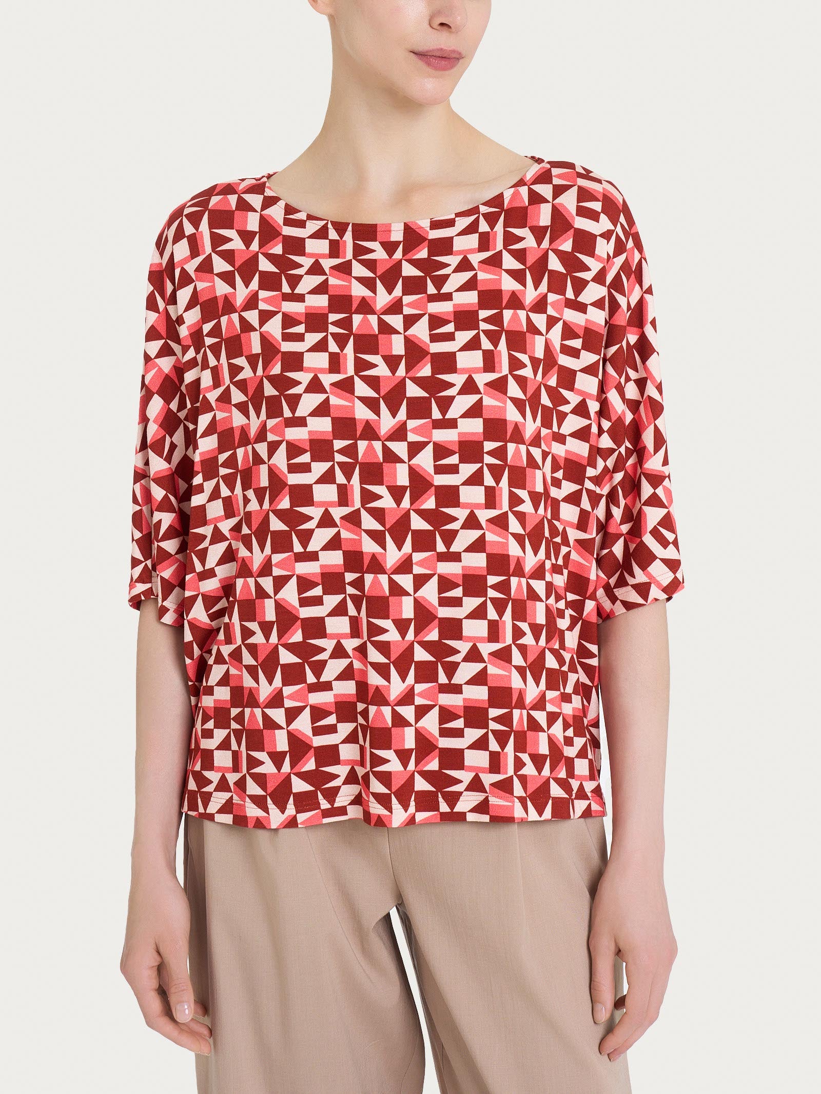 Ragno Viscosa Summer maglia girocollo viscosa fantasia dubarry