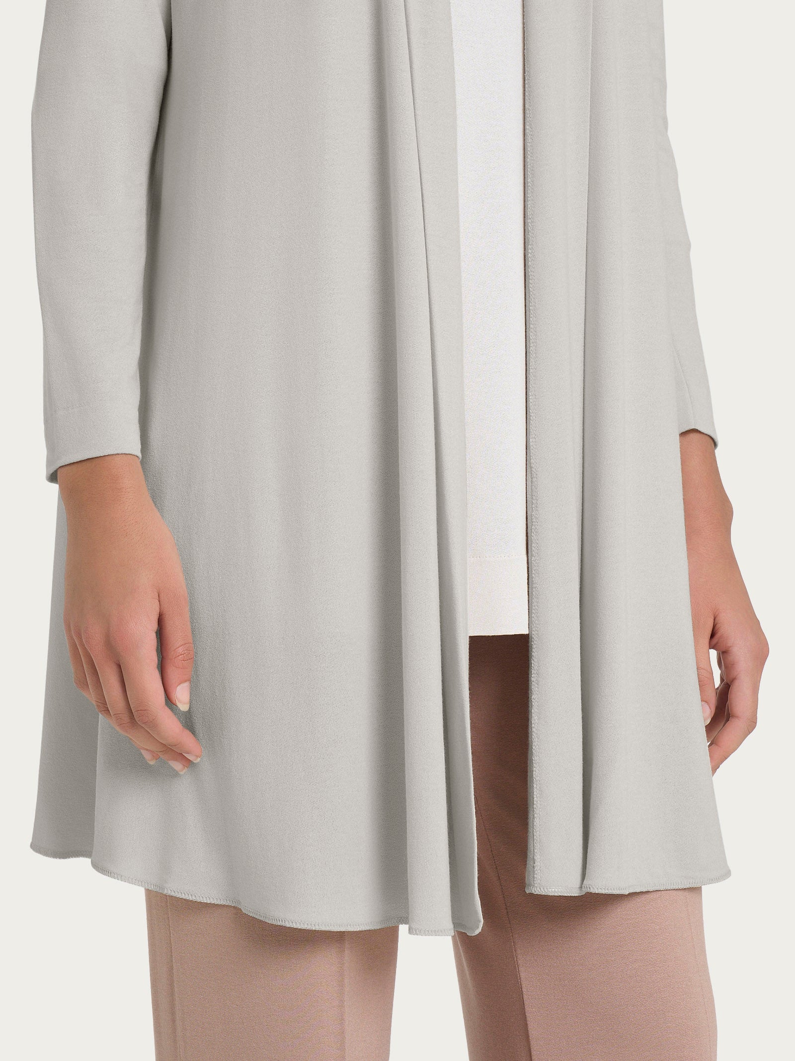 Ragno Viscosa Summer cardigan lungo aperto dawn blue leggero