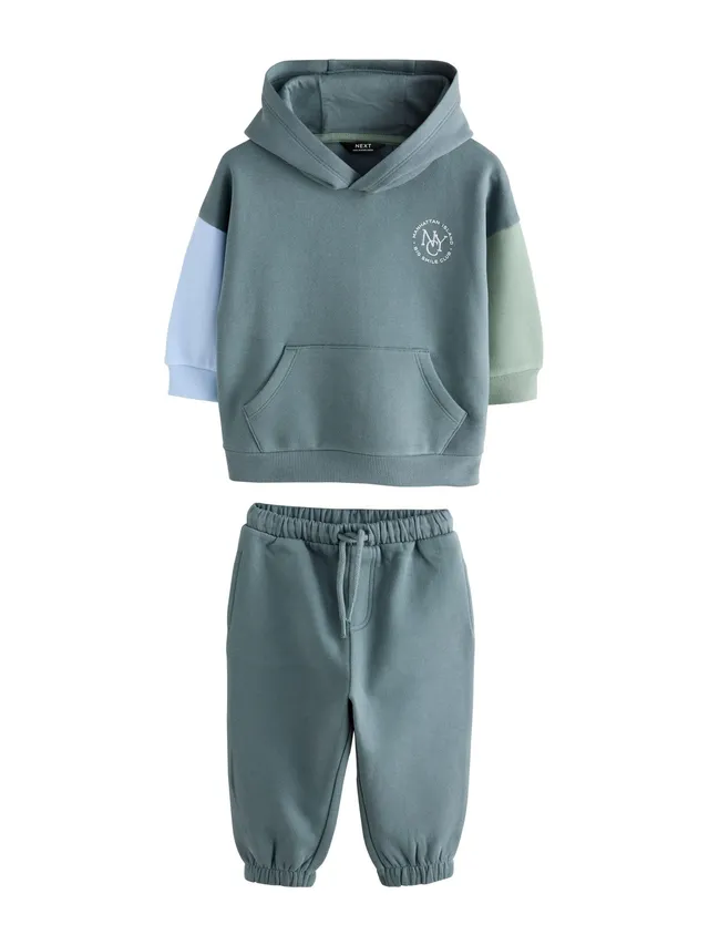 Next Ragazzo completo felpa jogging tuta 80-86 colourblock